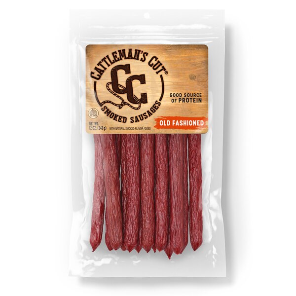 Cattleman's Cut Old Fashioned Smoked Sausages, 12 oz