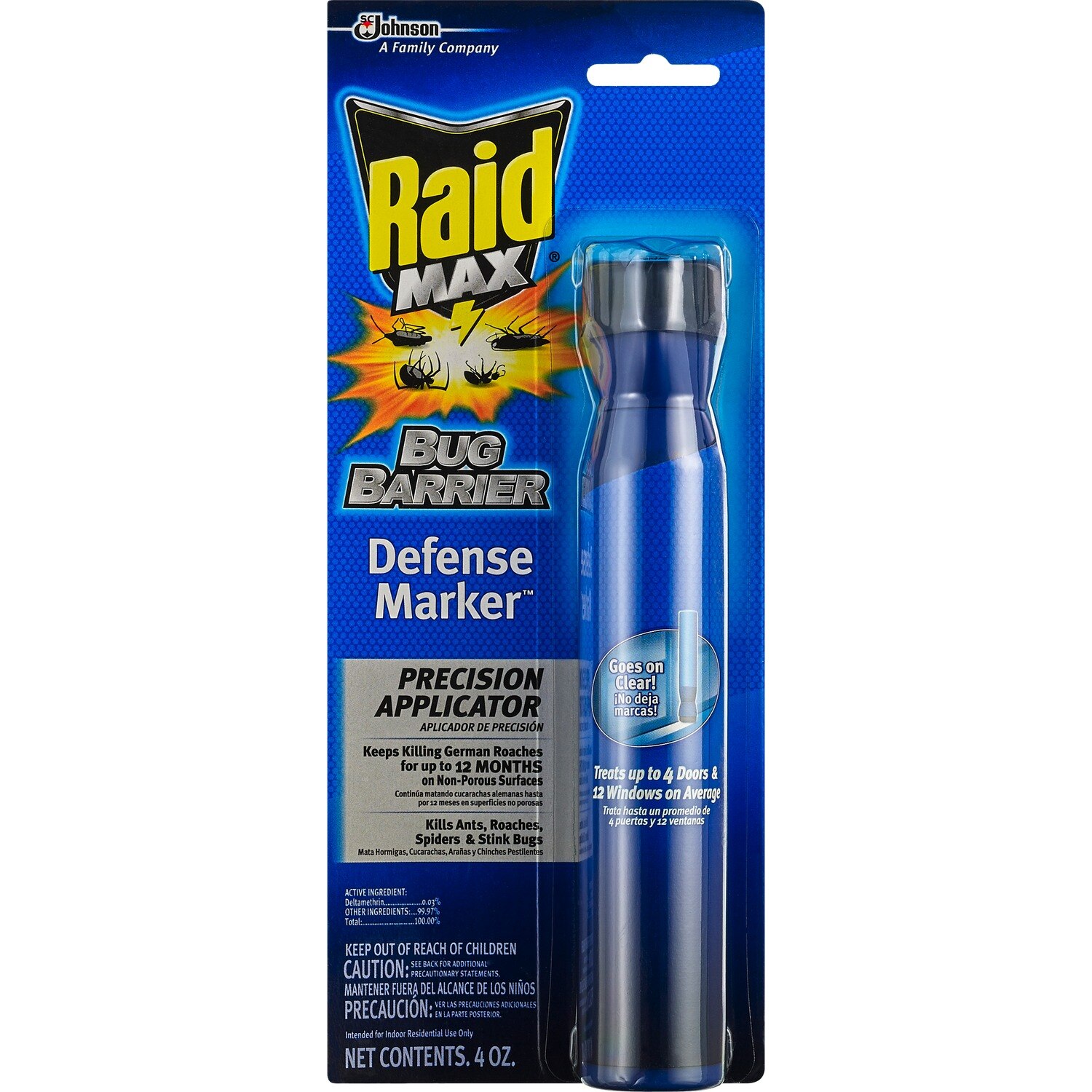 SC Johnson Raid Max Bug Barrier Defense Marker