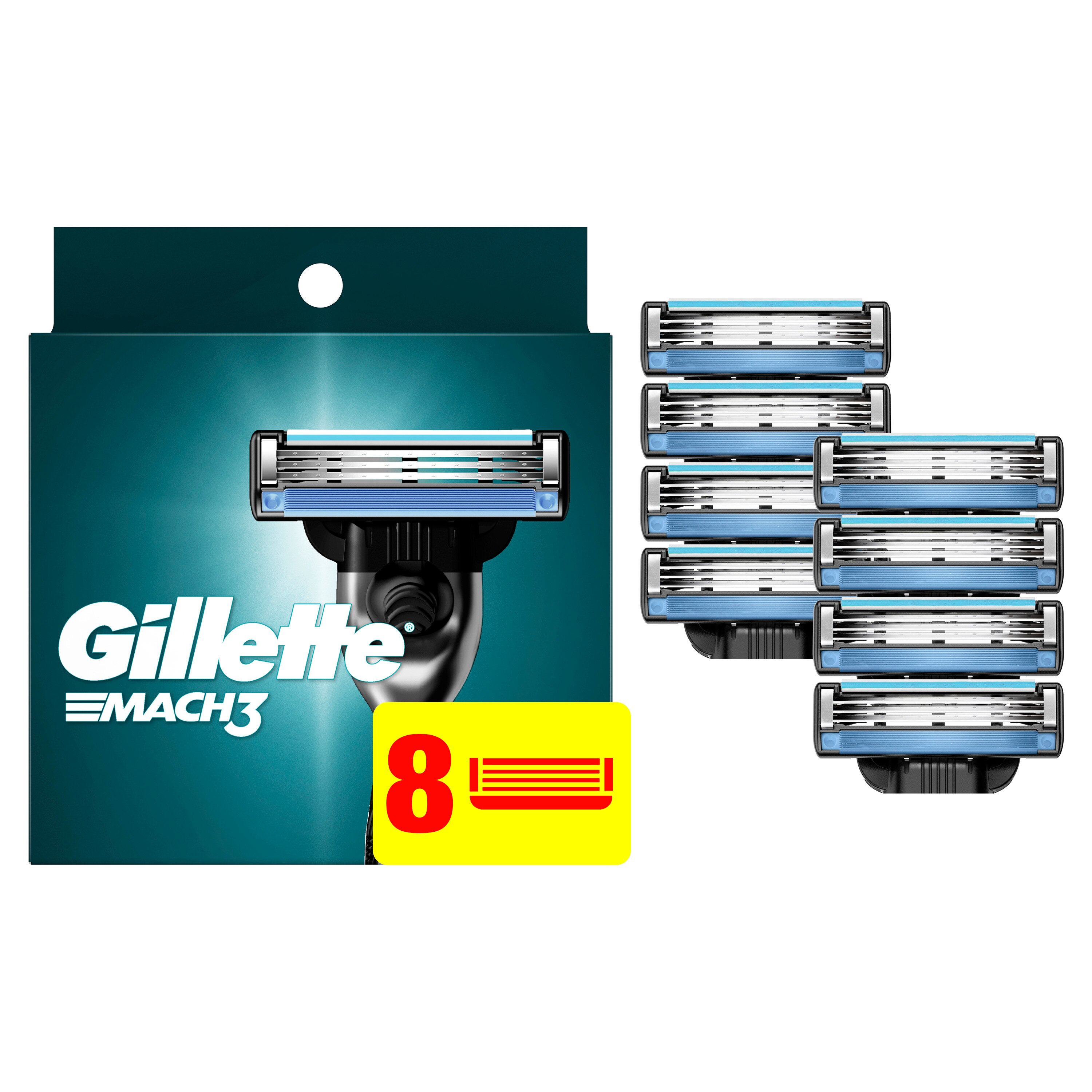 Gillette Mach3 3-Blade Razor Blade Refills