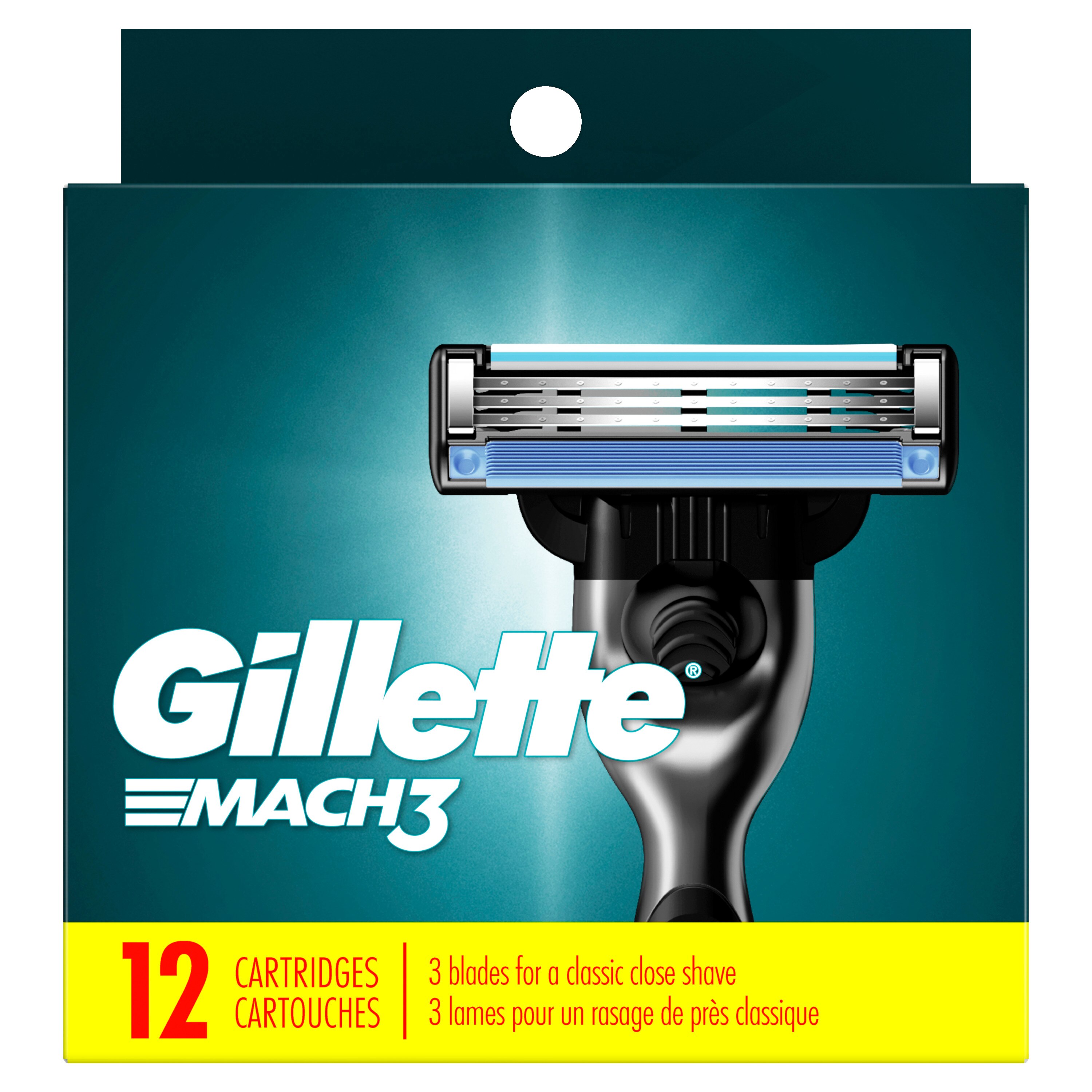 Gillette Mach3 3-Blade Razor Blade Refills