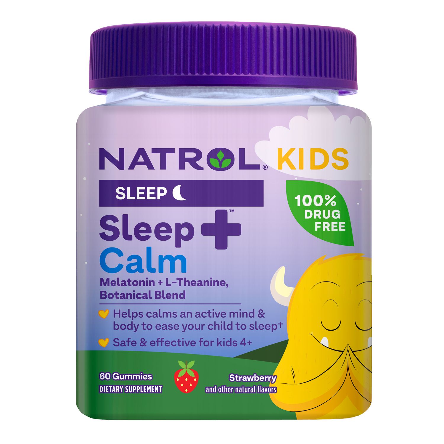 Natrol Kids Sleep Calm, Strawberry, 60 CT