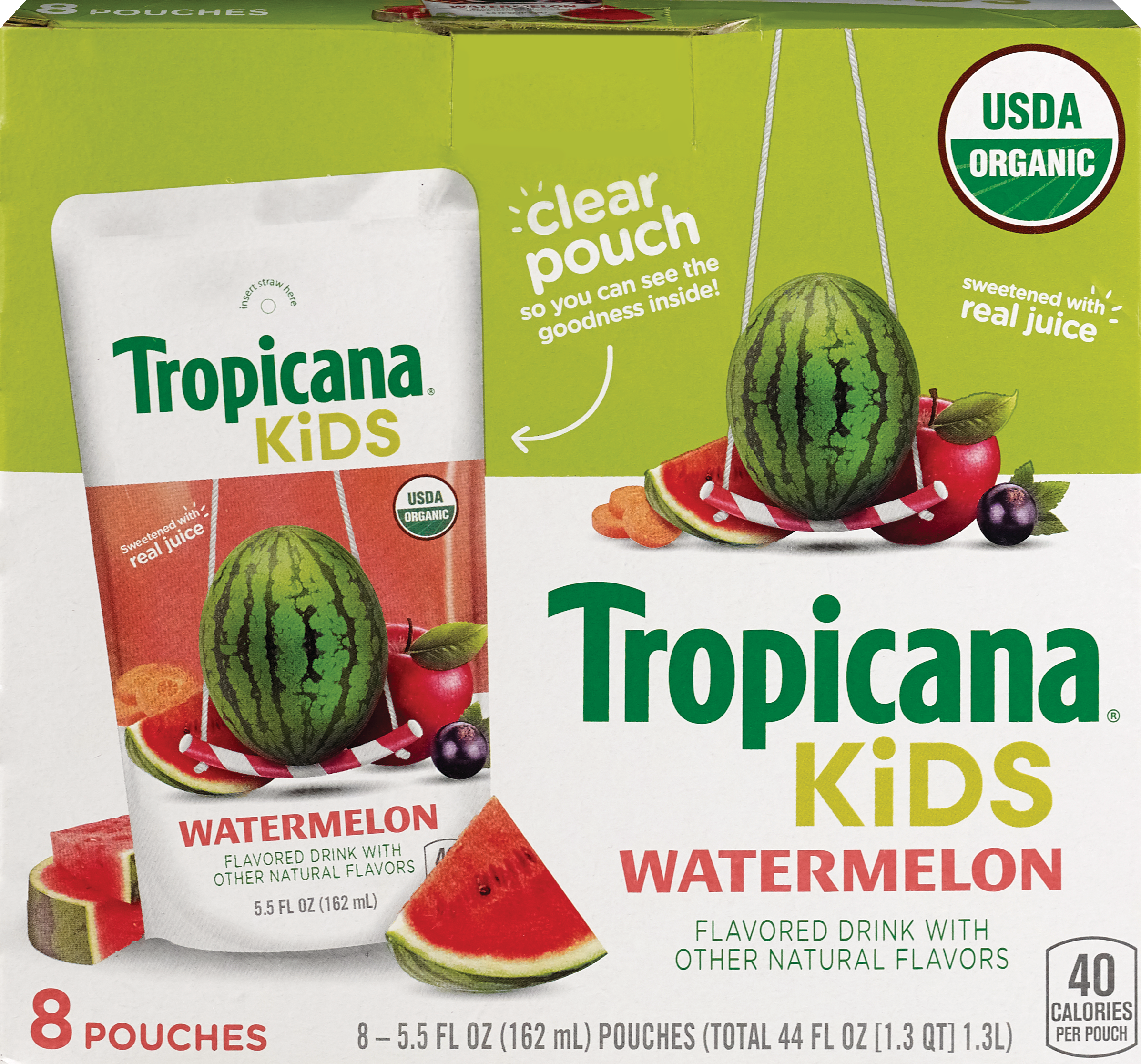 Tropicana Kids Pouch drink, Watermelon 5.5 OZ