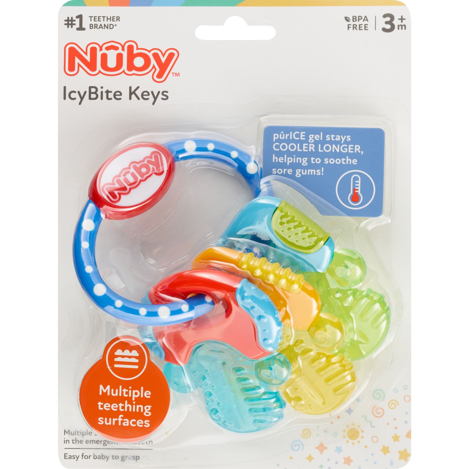 Nuby Luv n' Care IcyBite Teether 3M+