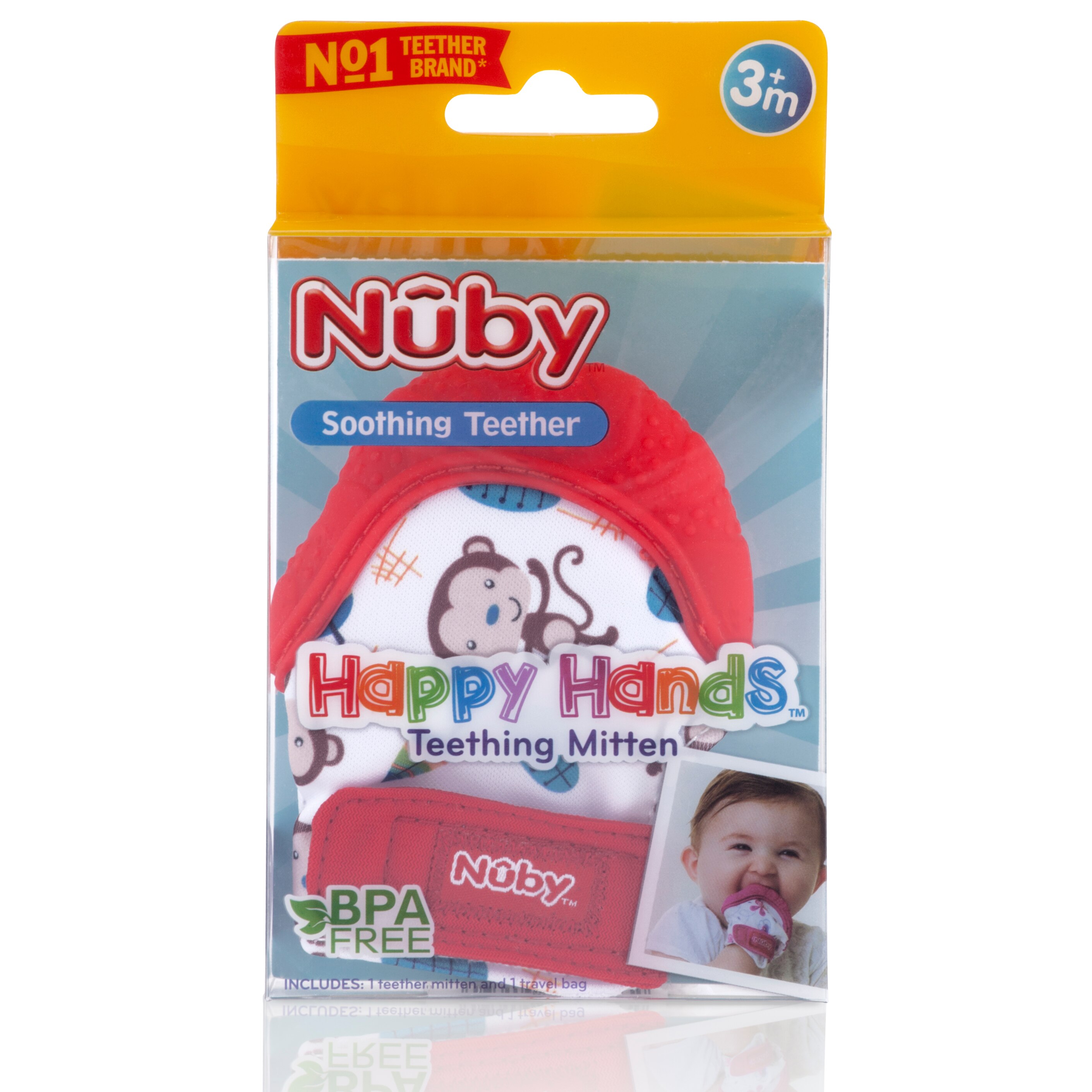 Nuby Soothing Teething Mitten , 1 CT