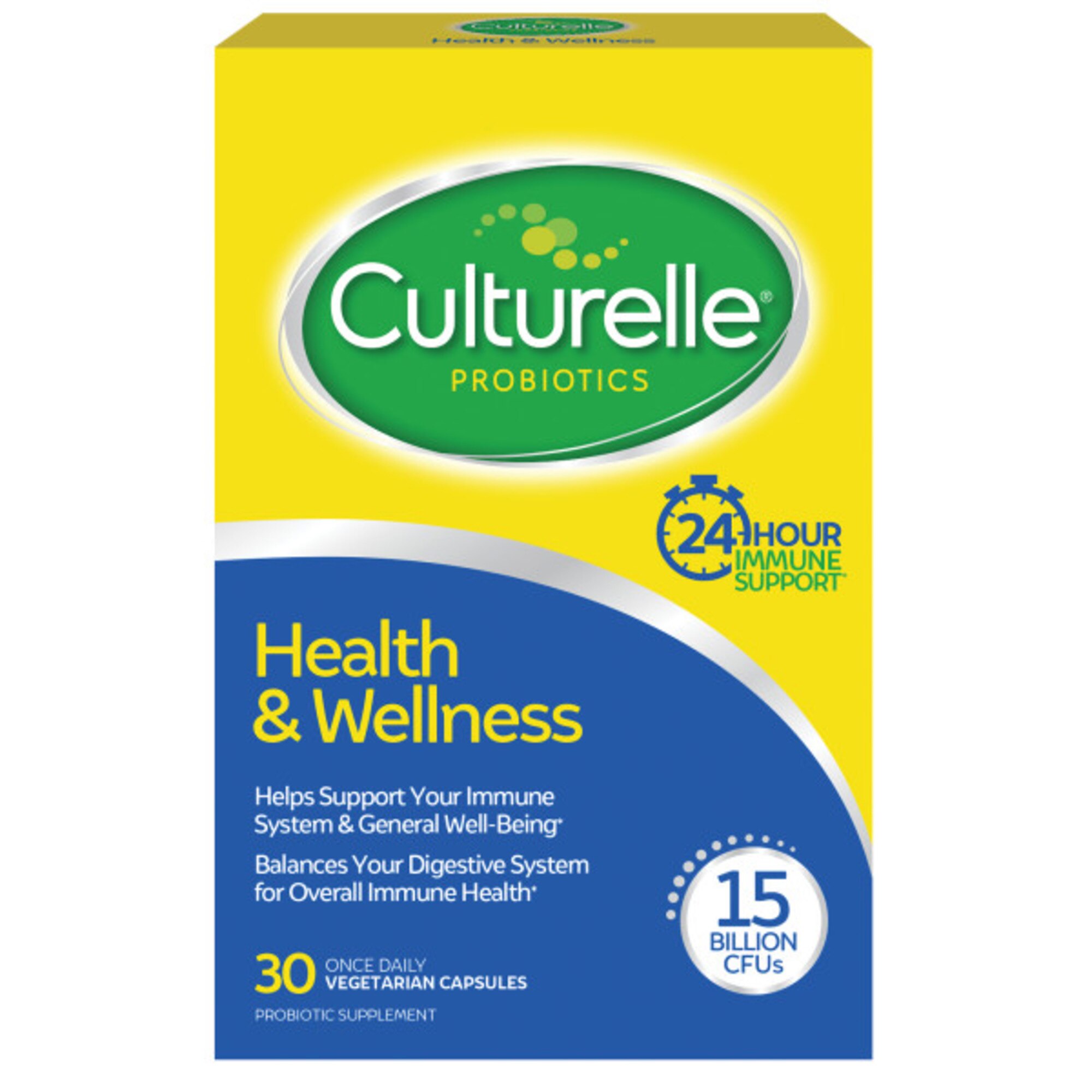 Culturelle Health & Wellness Daily Probiotic, Immune Support, Capsules