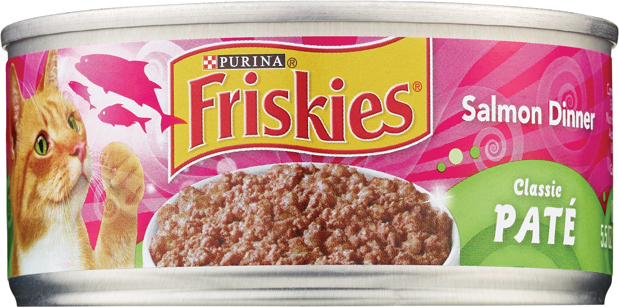 Friskies Pate Salmon Dinner, 5.5 oz