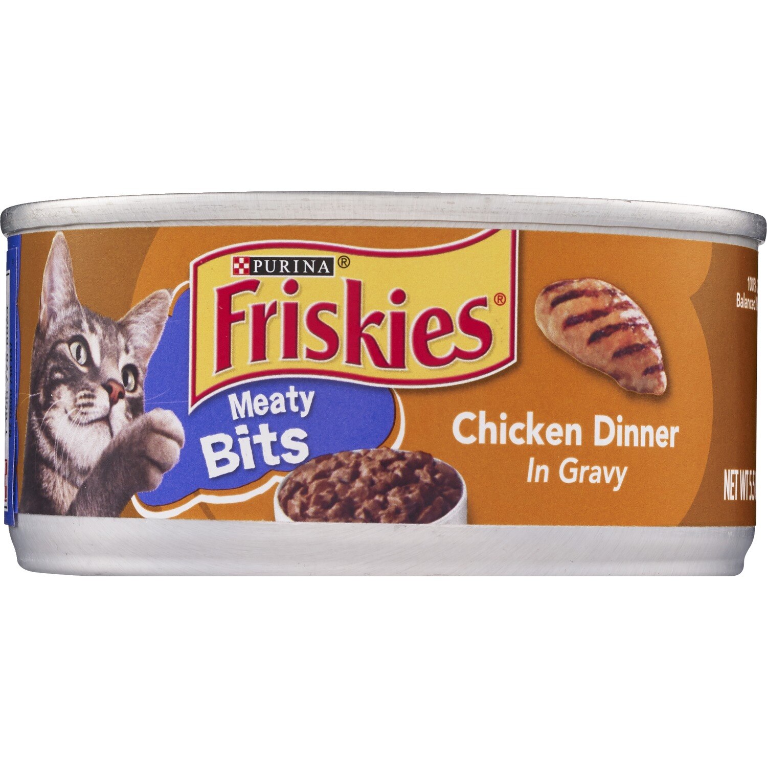 Friskies Meaty Bits Chicken Dinner In Gravy Canned Cat Food