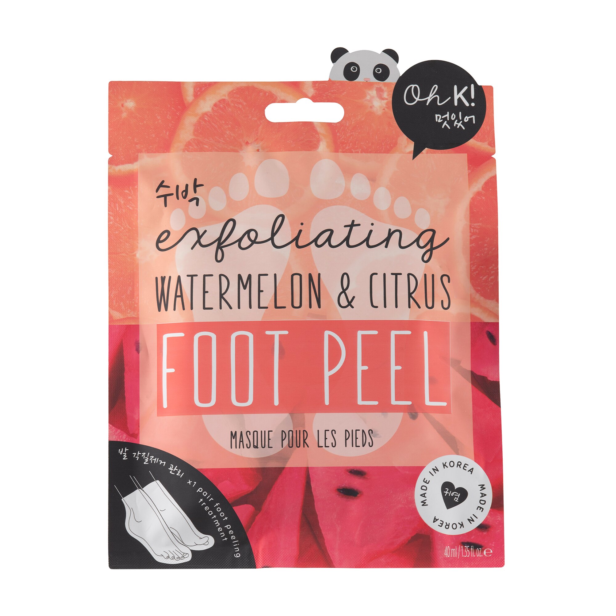 Oh K! Watermelon & Citrus Foot Peel