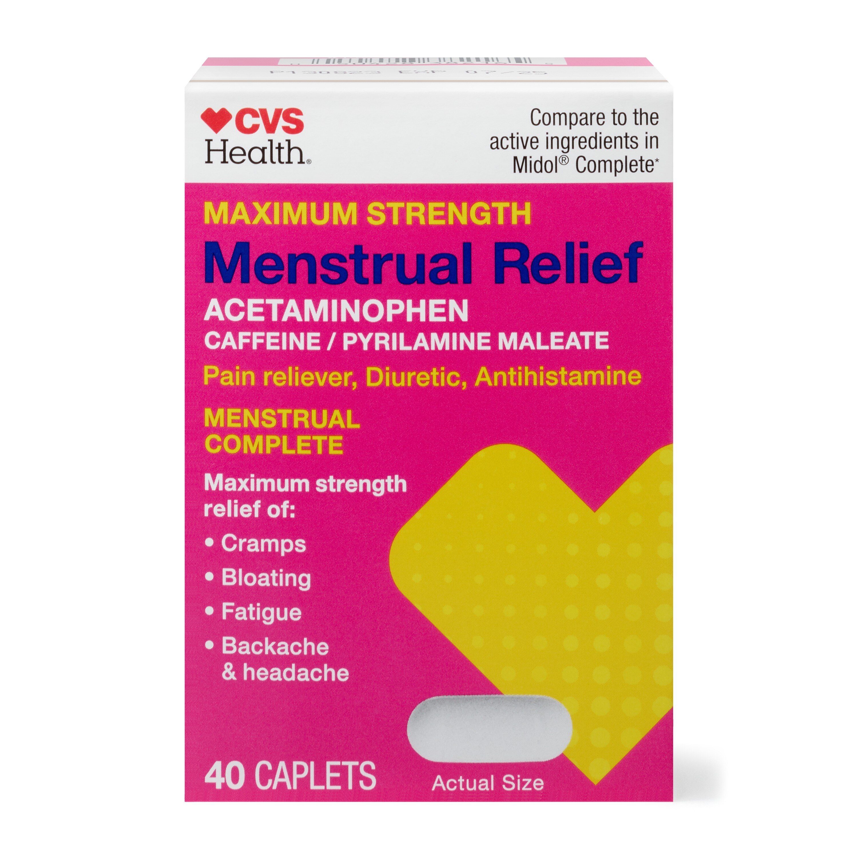 CVS Health Maximum Strength Menstrual Relief Caplets