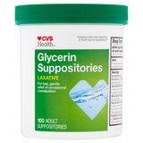 CVS Health Glycerin Suppositories Adult Size, thumbnail image 1 of 6