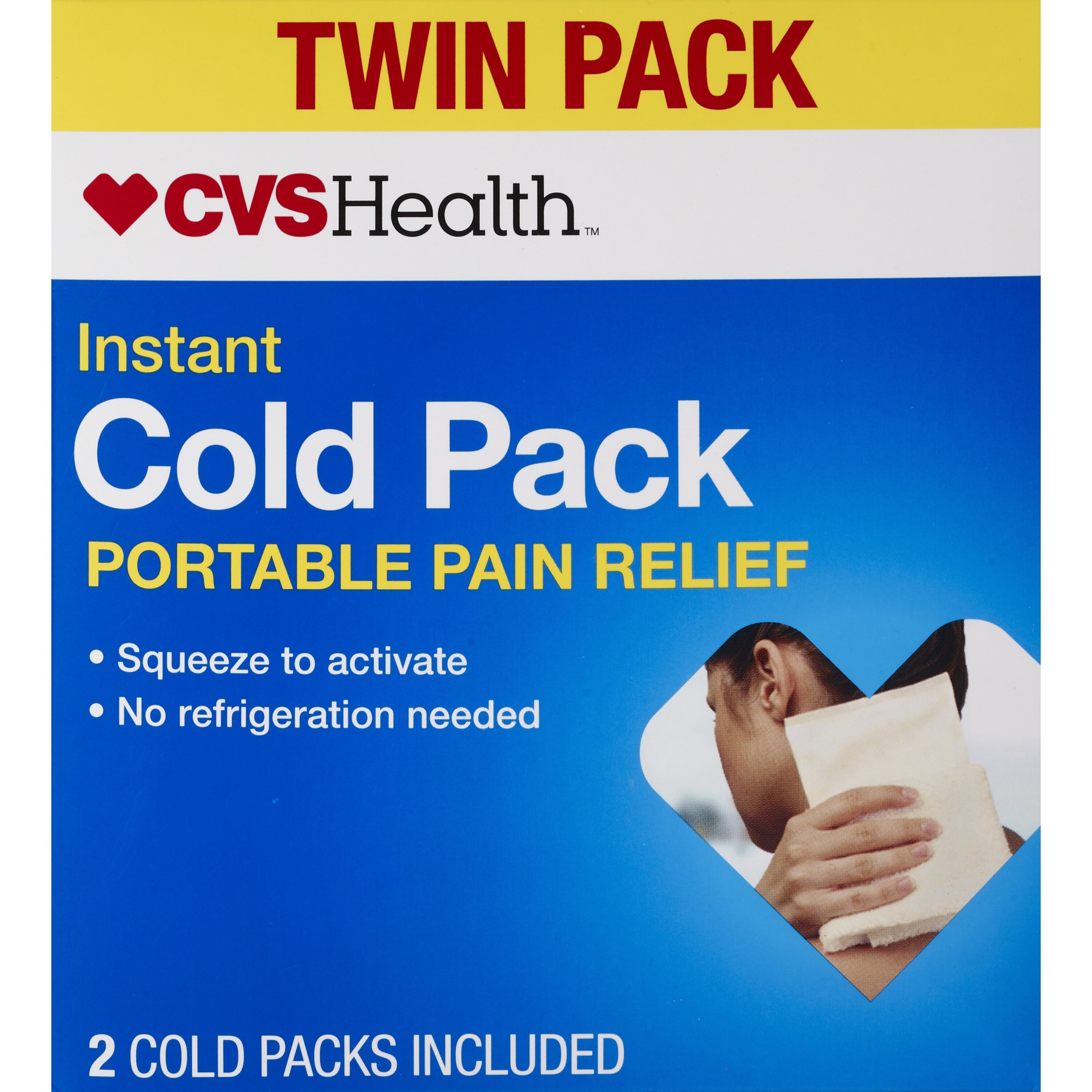 CVS Health Instant Cold Pack Portable Pain Relief