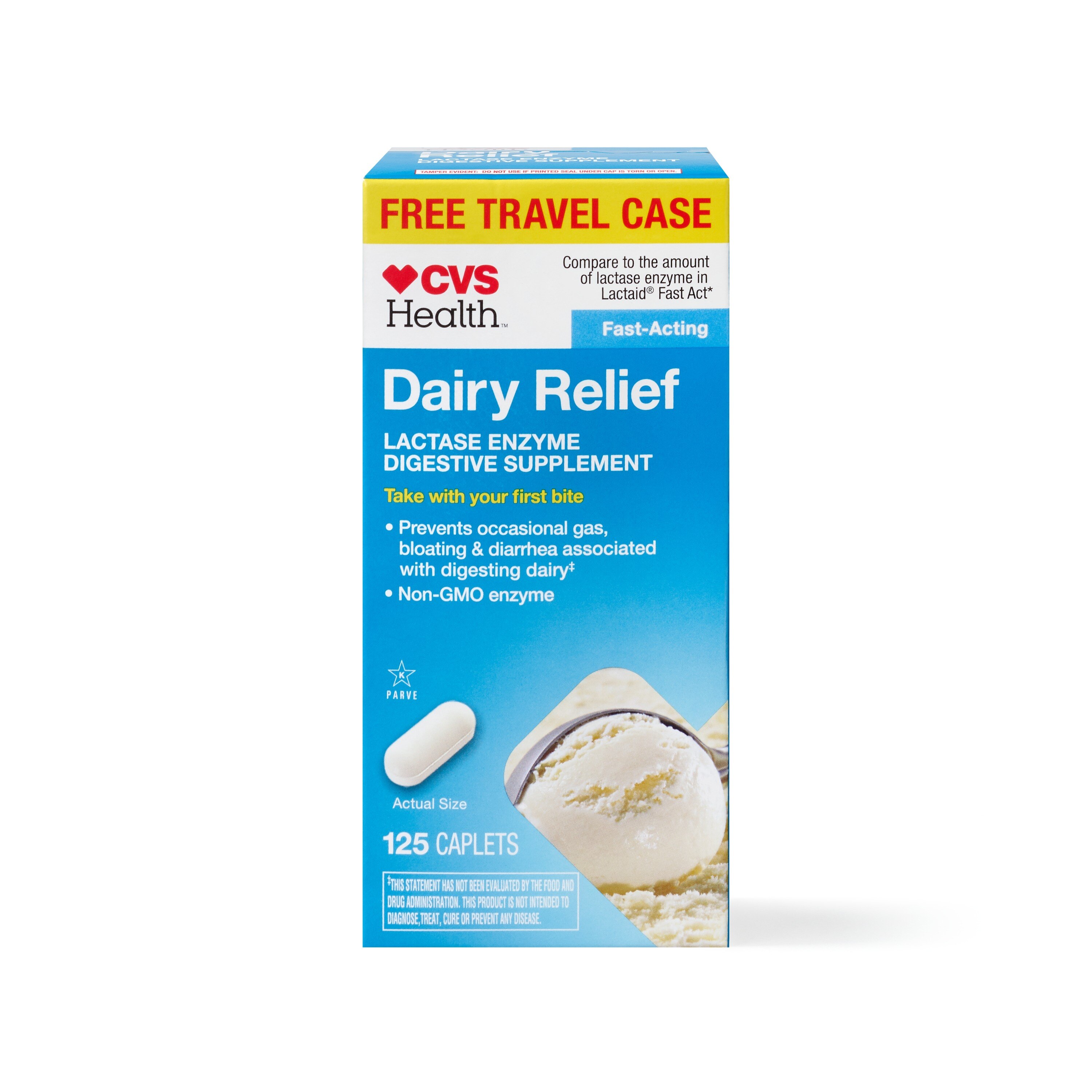 CVS Health Dairy Relief Fast Acting Caplets