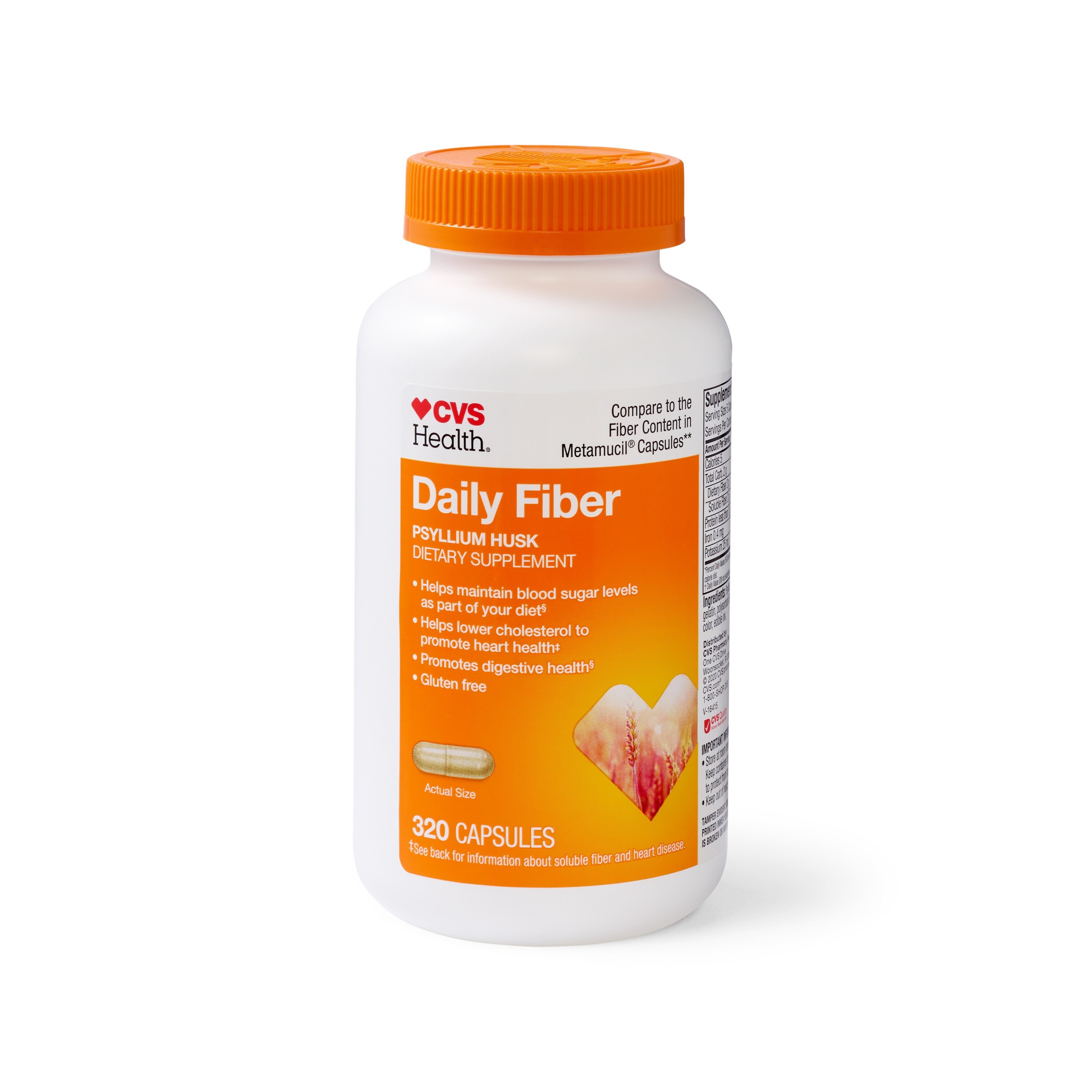 CVS Health Natural Daily Fiber Capsules