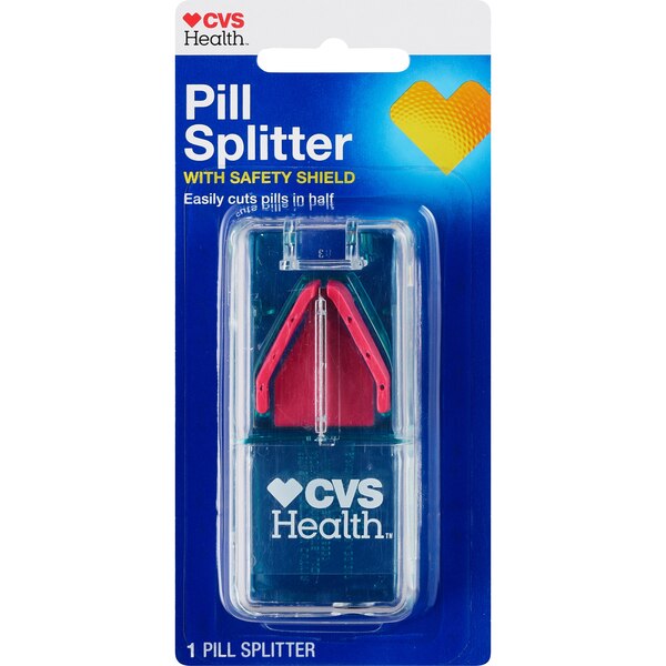 CVS Health Pill Splitter with Safety Shield