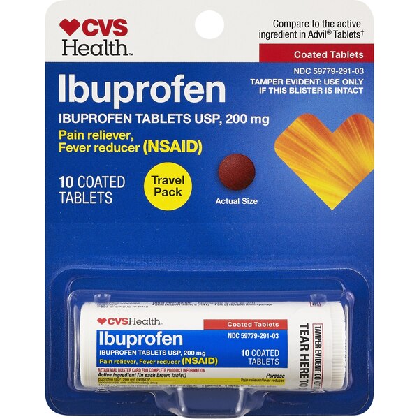 CVS Health Ibuprofen Tablets 200mg Coated