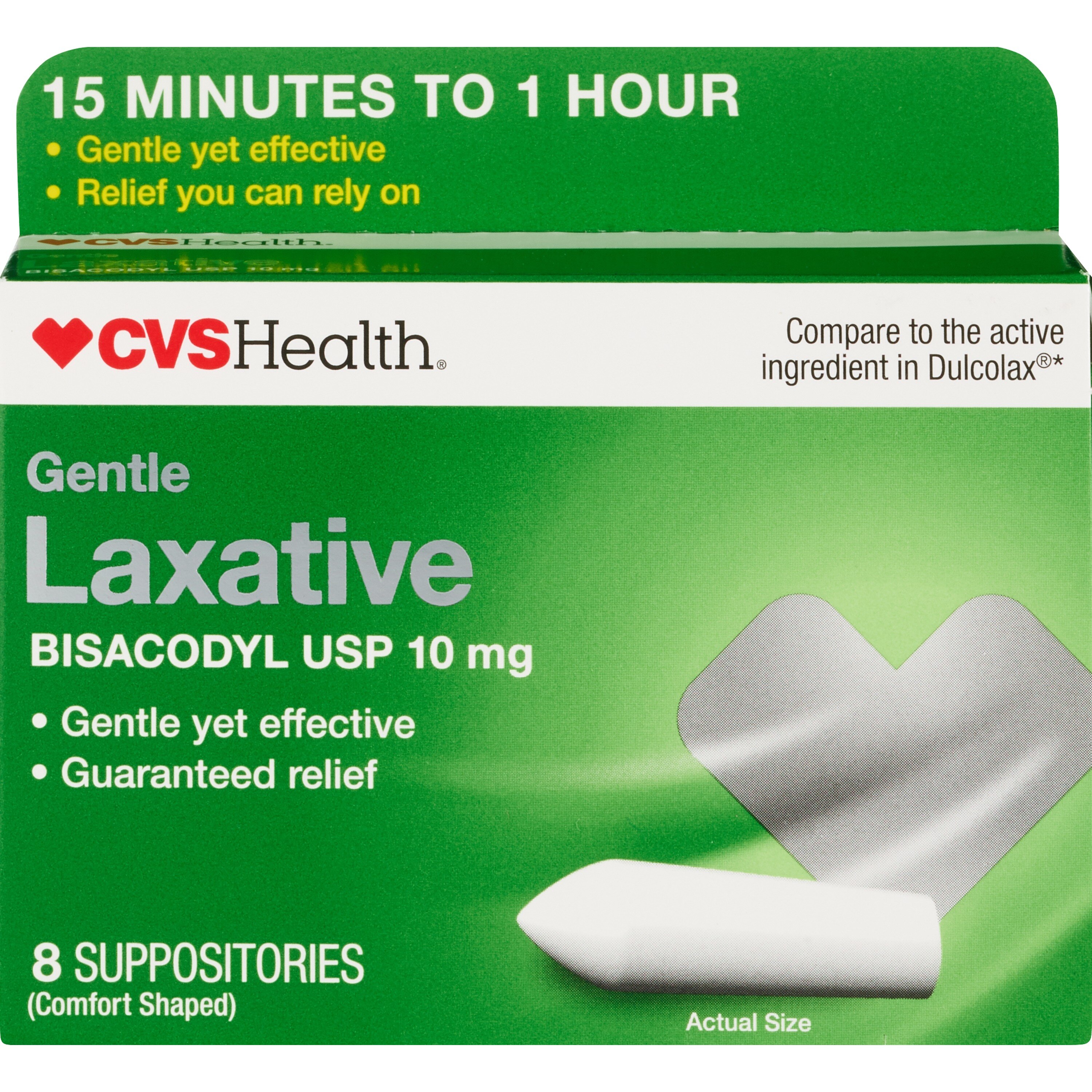 CVS Health Gentle Laxative Suppositories