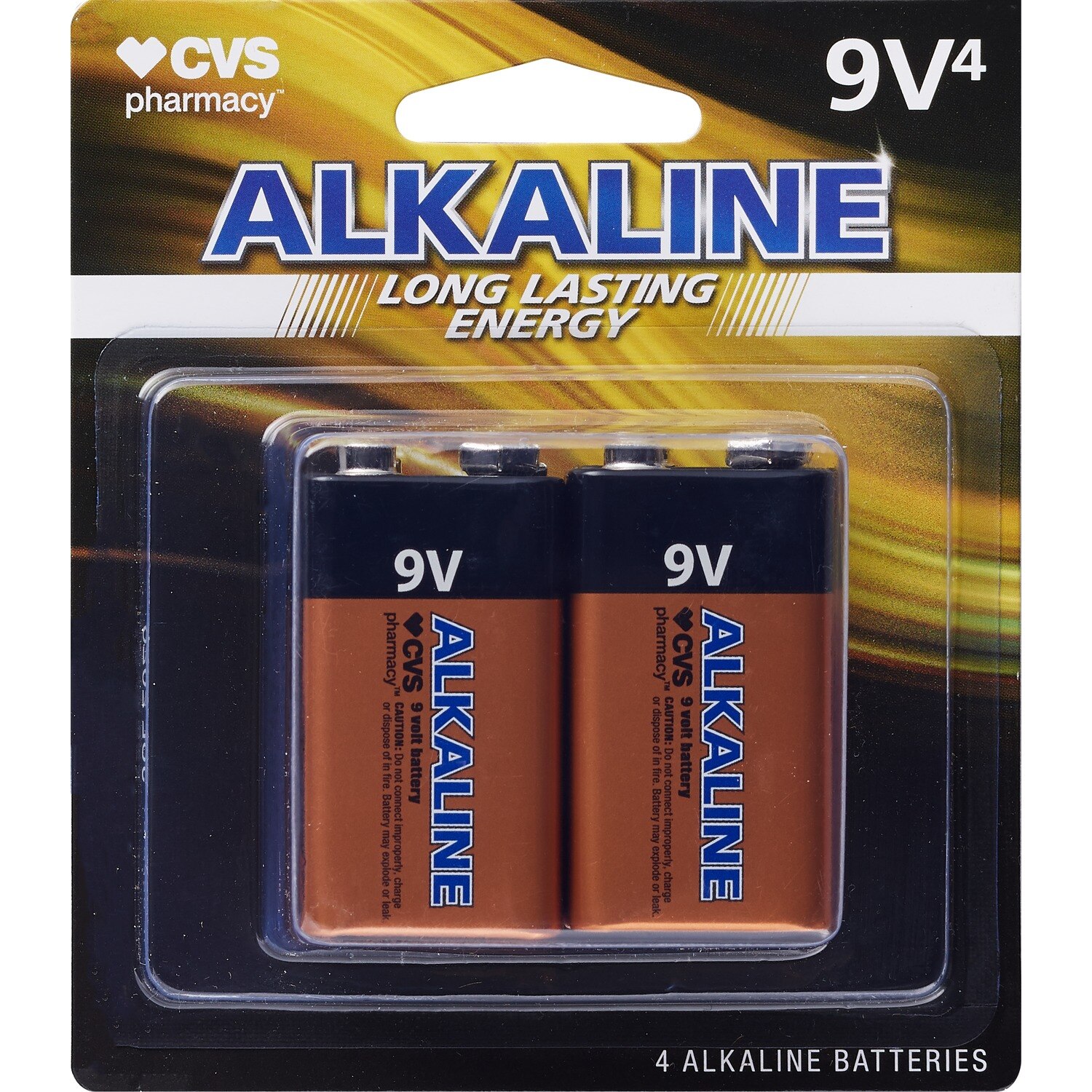 CVS Alkaline Batteries 9V