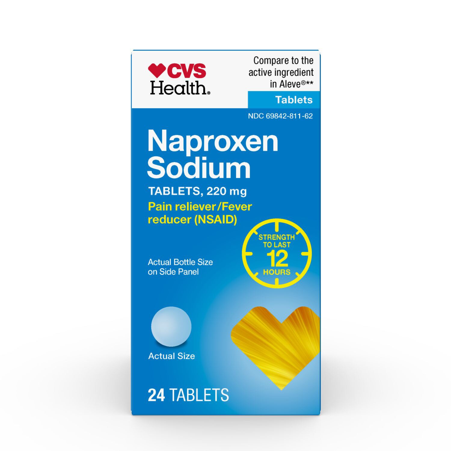 CVS Health Naproxen Sodium 220 MG Tablets