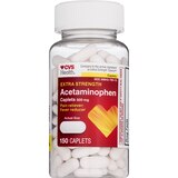 CVS Health Extra Strength Acetaminophen Pain Reliever & Fever Reducer 500 MG Caplets, thumbnail image 1 of 7