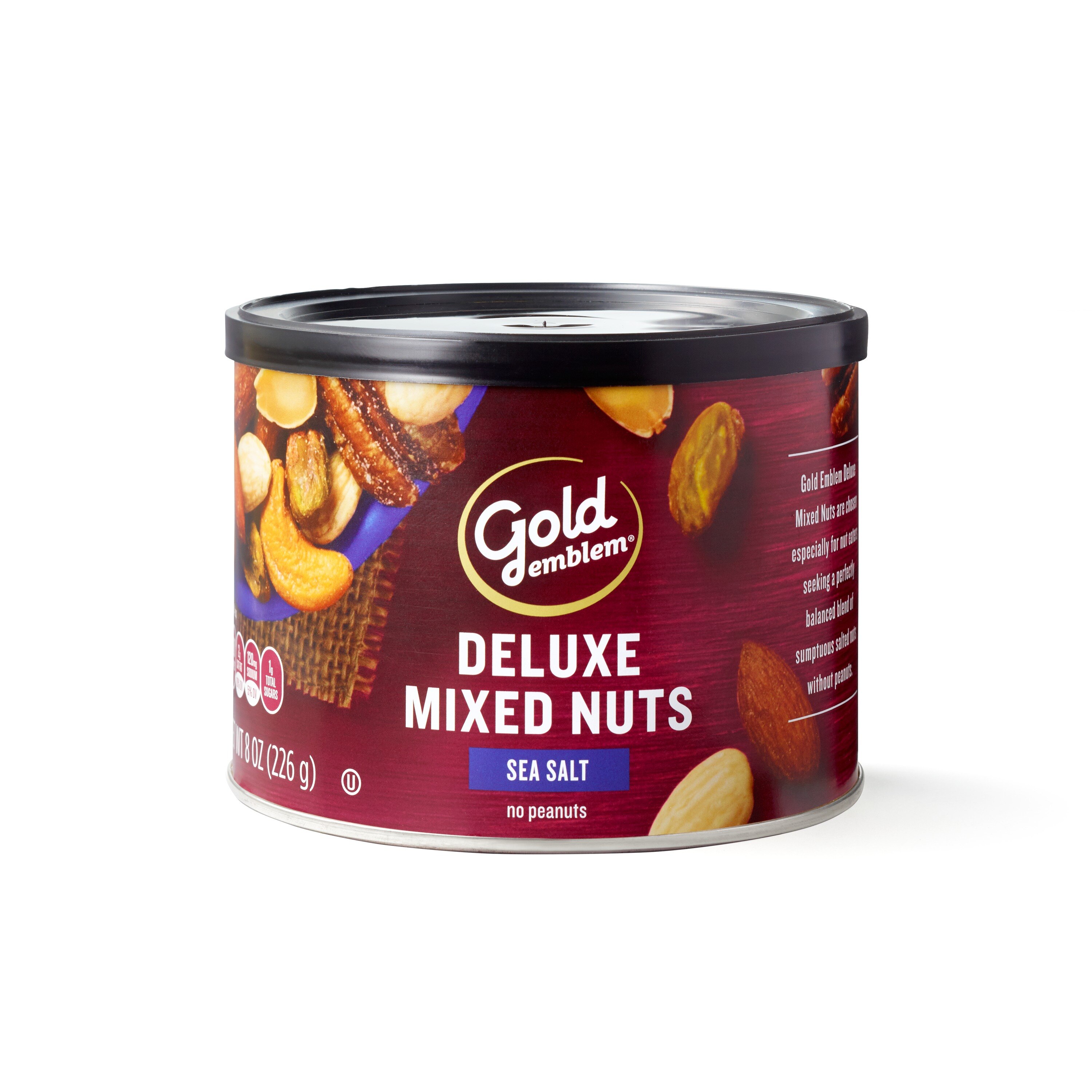 Gold Emblem Deluxe Mixed Nuts No Peanuts, 8 oz