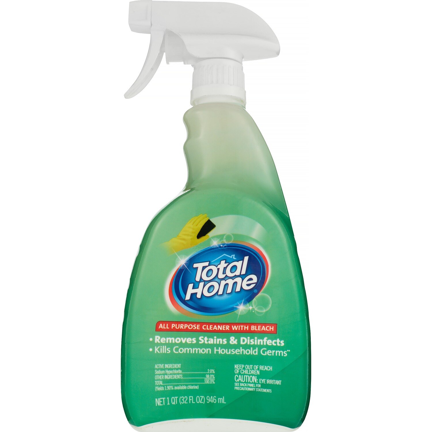 Total Home Cleaner With Bleach, 32 oz