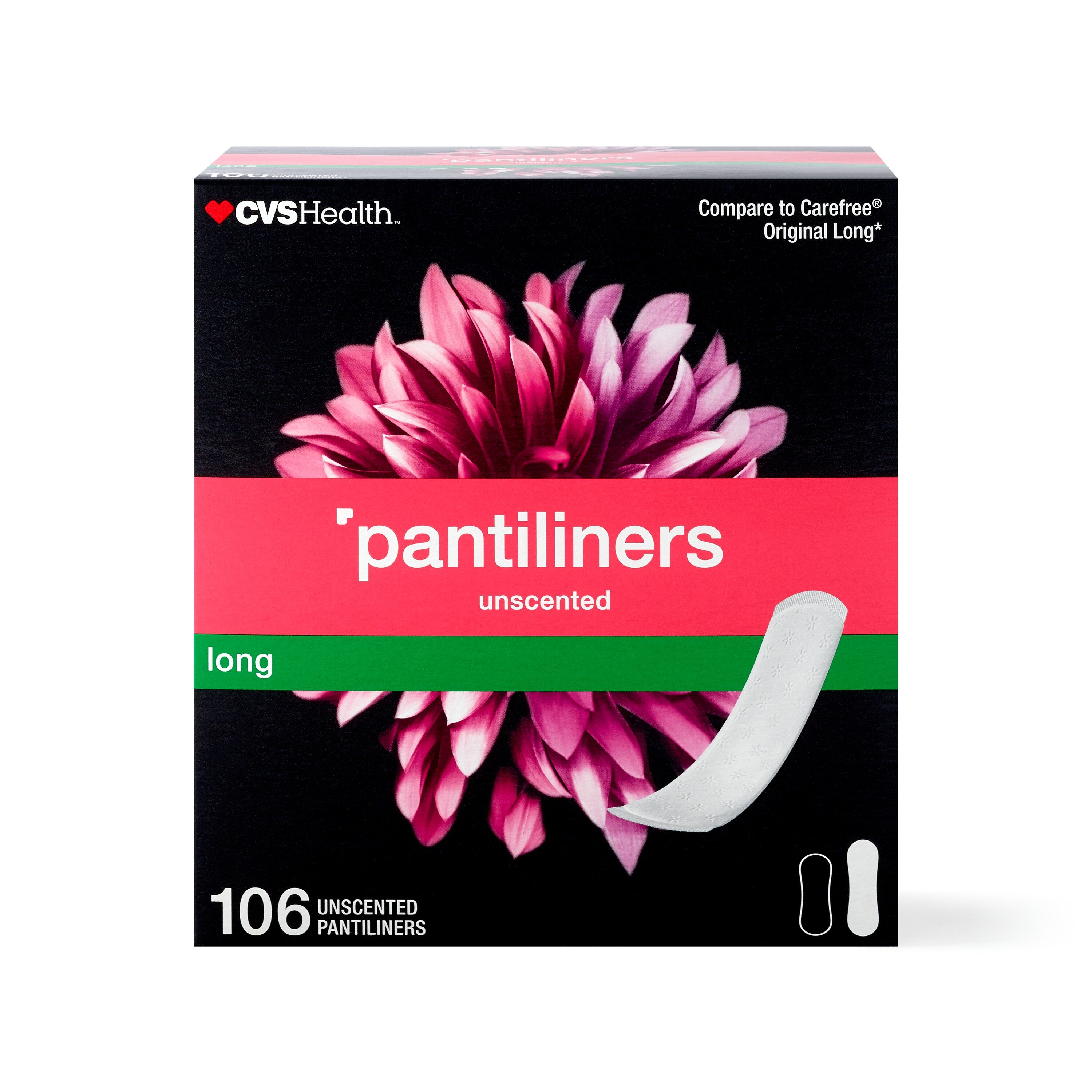 CVS Health Panty Liners Long Unscented