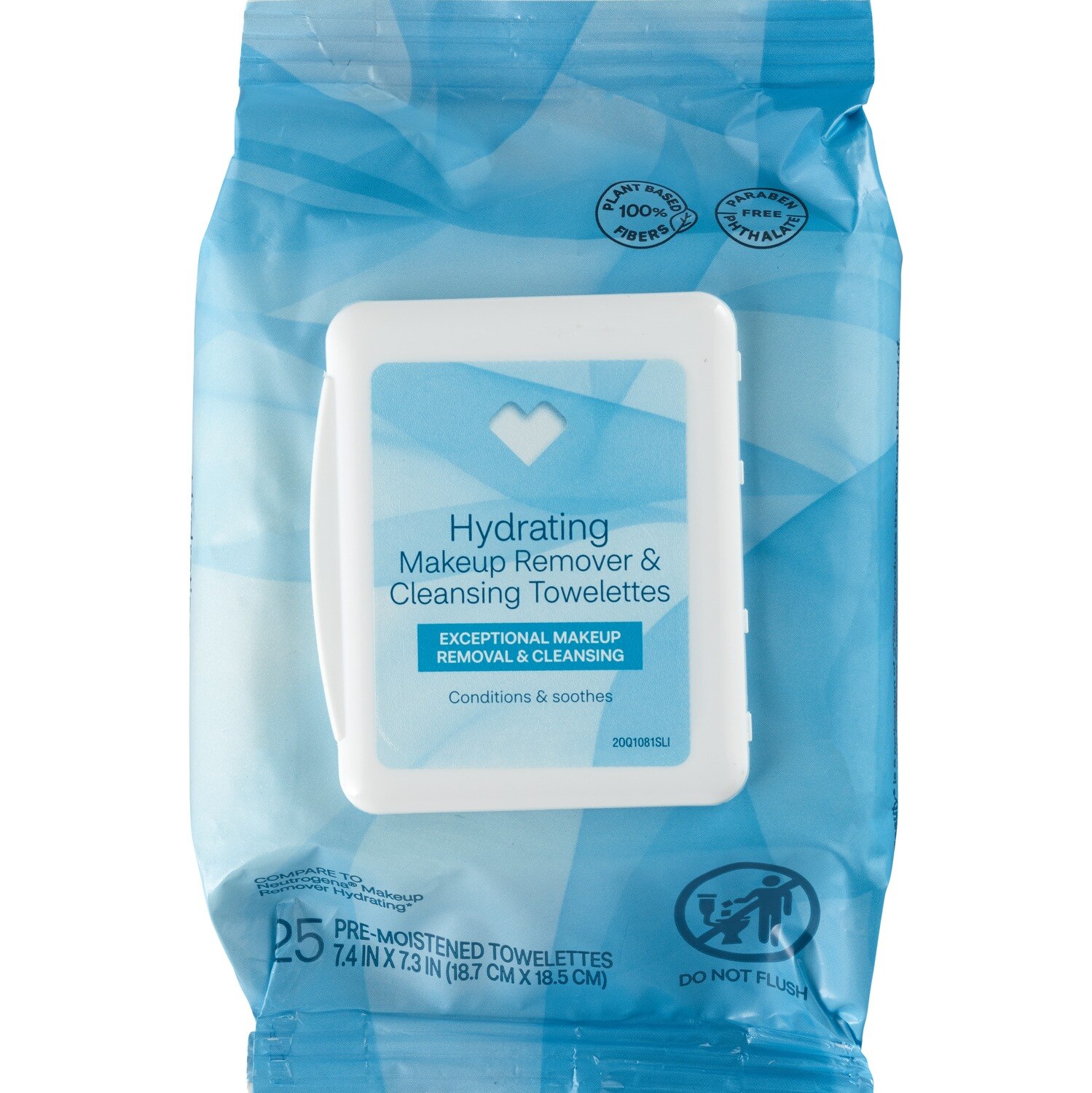 CVS Beauty Hydrating Makeup Remover Cleansing Towelettes, 25/Pack