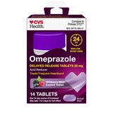 CVS Health Omeprazole Delayed Release Acid Reducer Tablets, thumbnail image 1 of 10