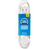 Total Home 6.5 Feet Slim Plug Cord, White, thumbnail image 1 of 5