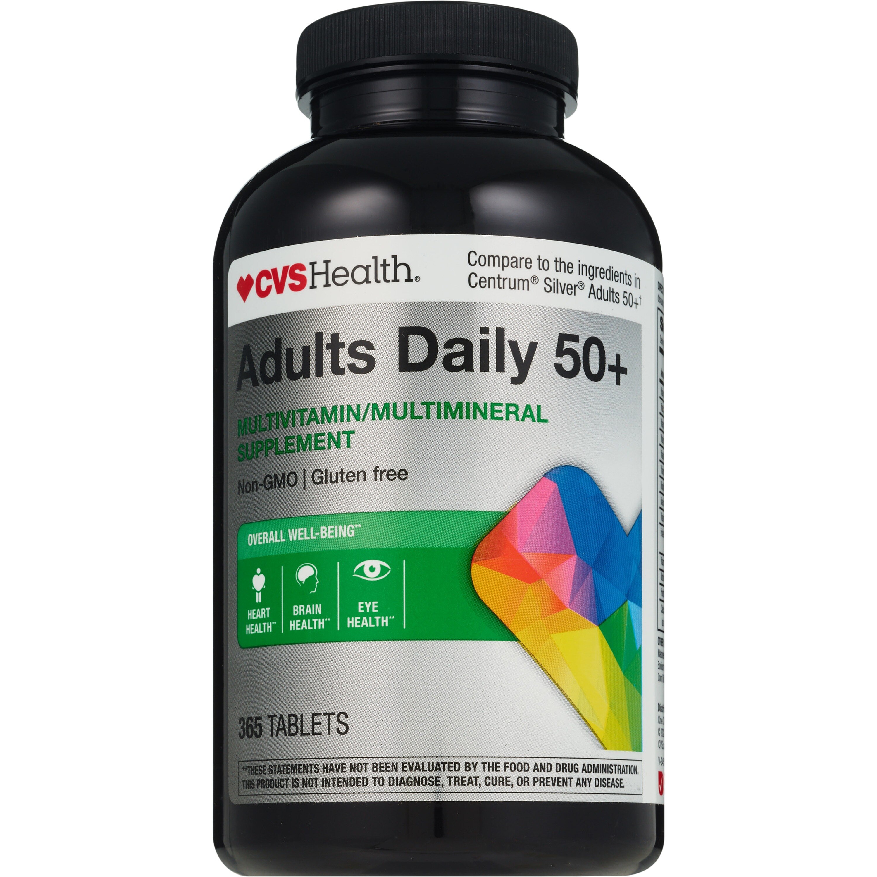 CVS Health Adult 50+ Multivitamin Tablets, 365 CT