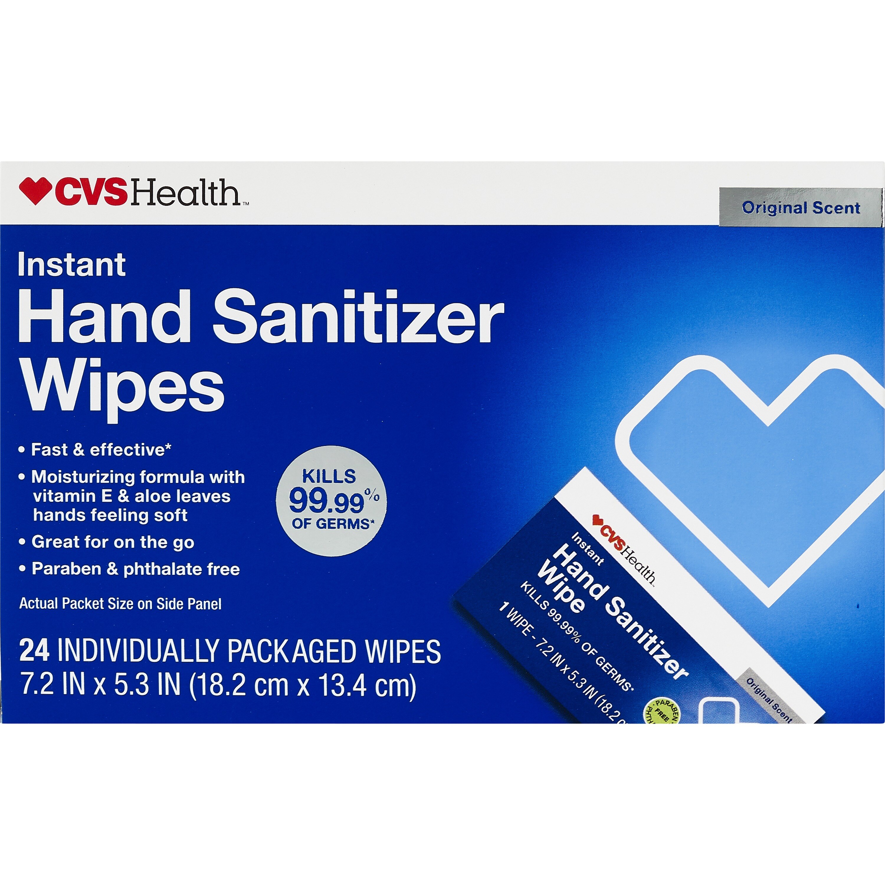 CVS Health Instant Hand Sanitizing Wipes