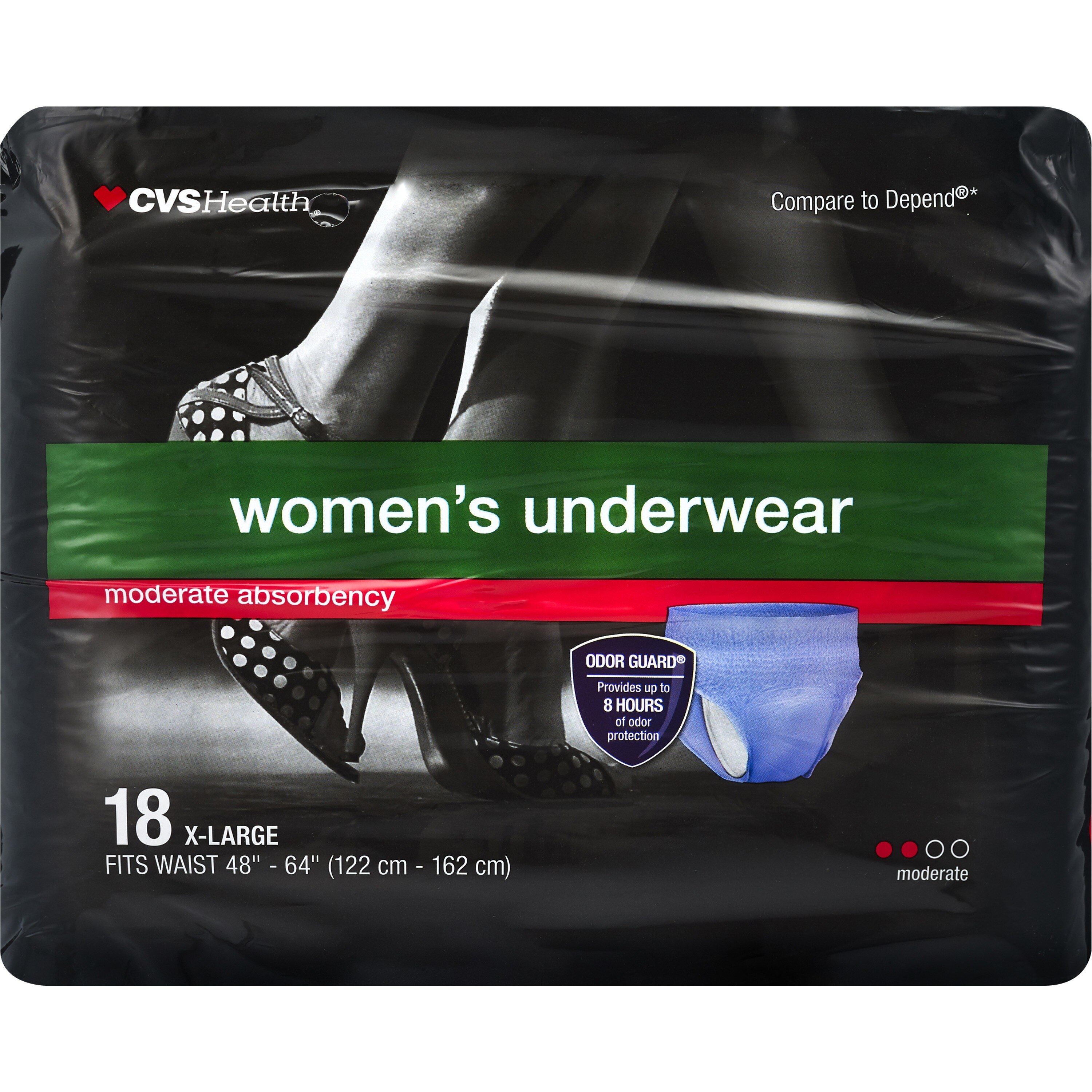 CVS Health Women's Underwear Moderate Absorbency