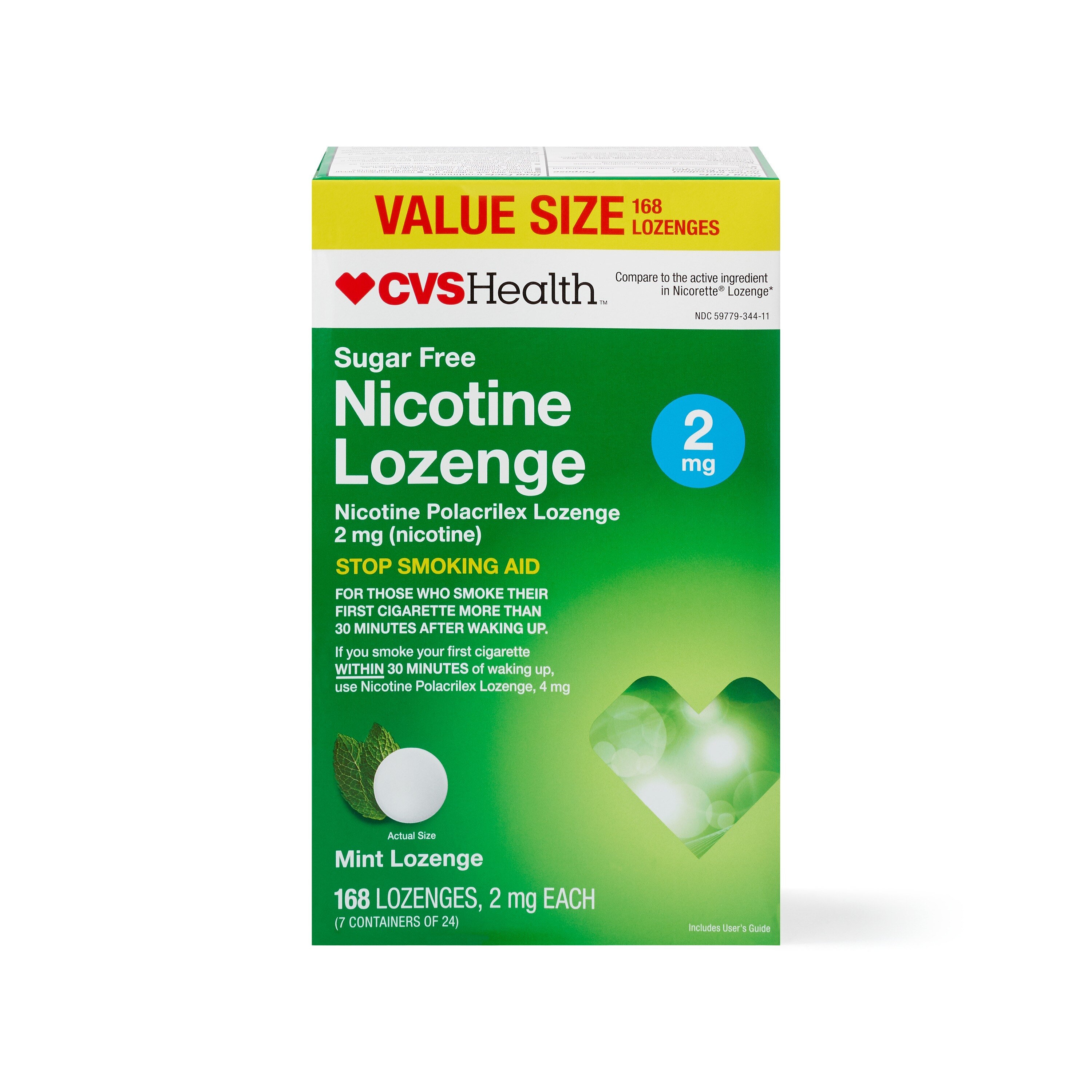 CVS Health Sugar Free Nicotine Lozenges, Mint