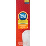 Total Home Drawstring Tall Kitchen Trash Bags, Odor Control, thumbnail image 1 of 6