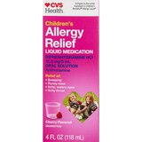 CVS Health Children's Allergy Relief Liquid Diphenhydramine HCl Oral Antihistamine, thumbnail image 1 of 9