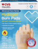 CVS Health Sterile Hydrogel Burn Pads, thumbnail image 1 of 5