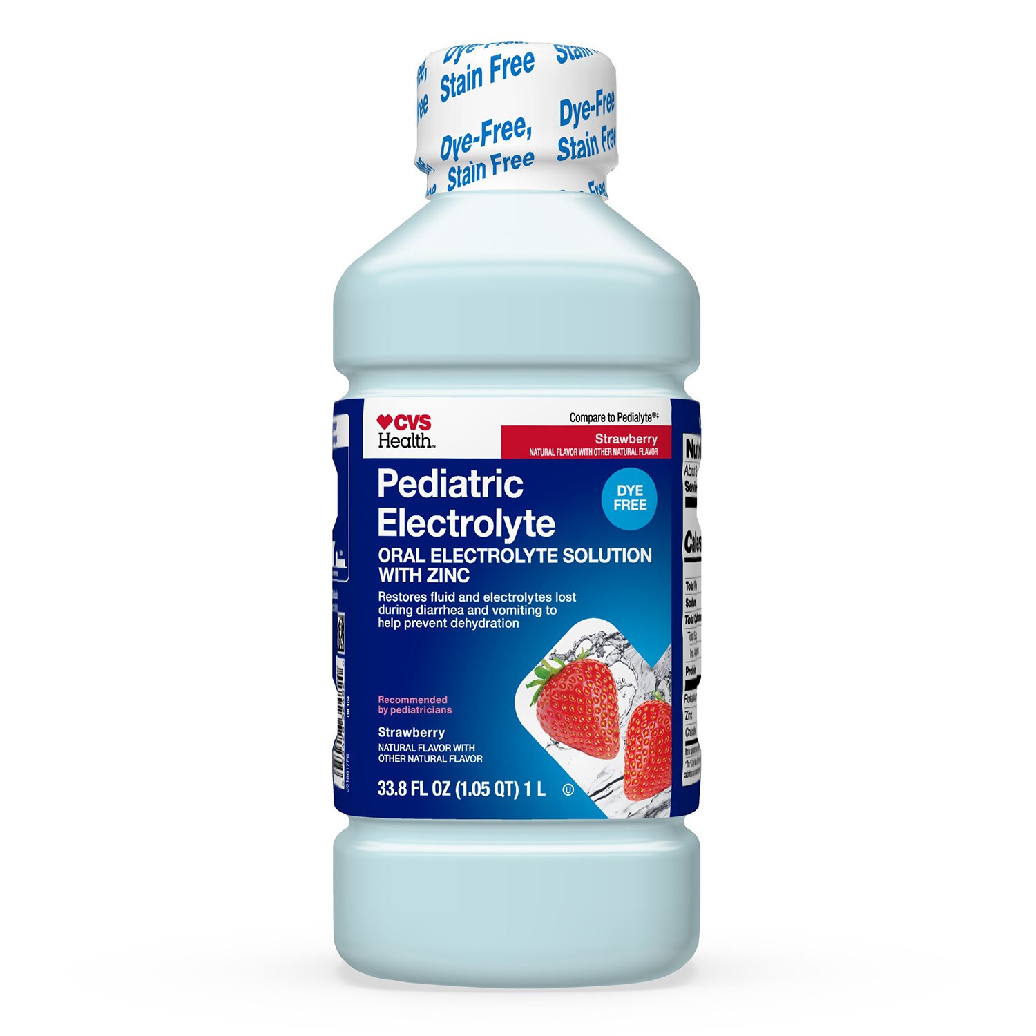 CVS Health Pediatric Electrolyte Oral Solution, Strawberry, 1 L