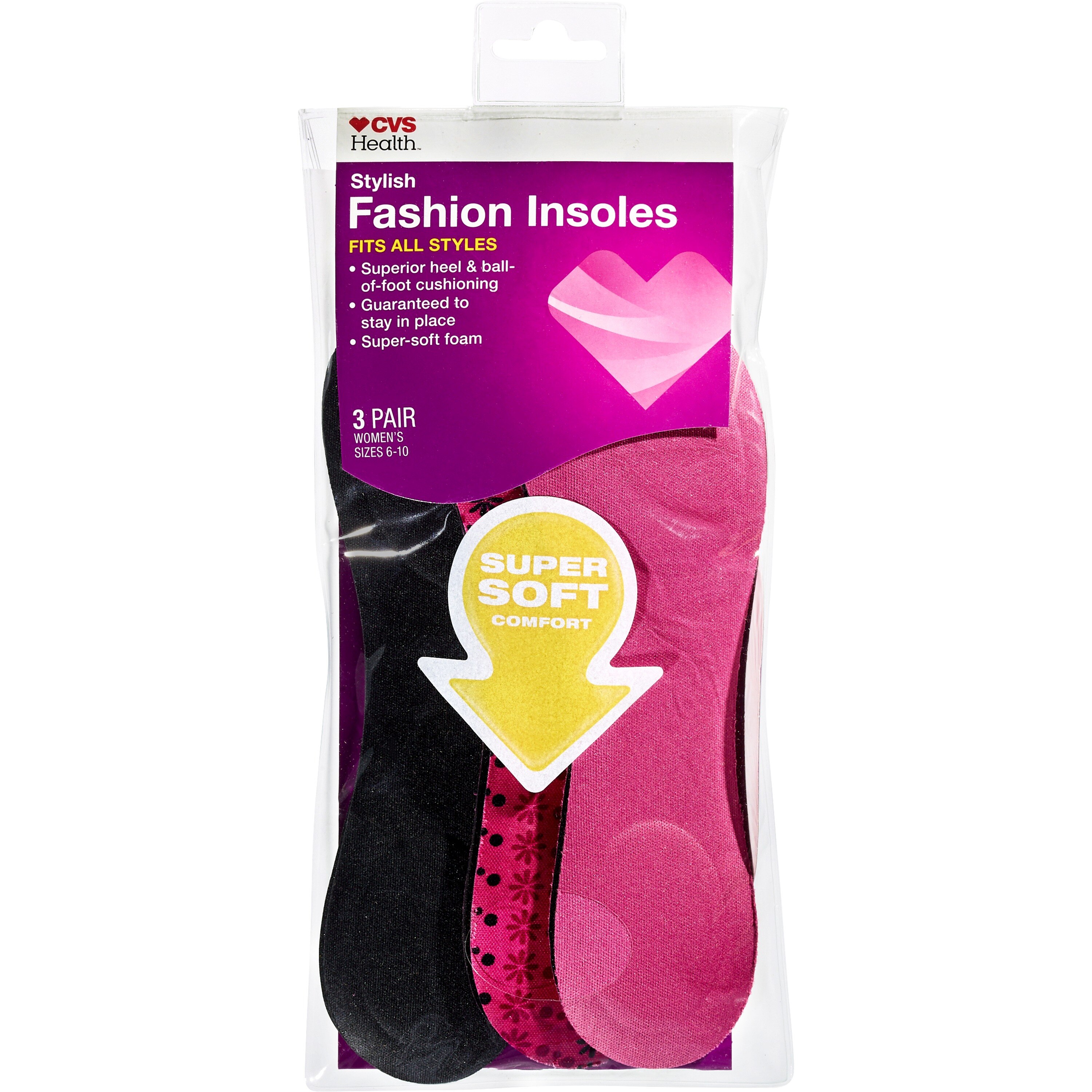 CVS Health Fashion Insoles for Women