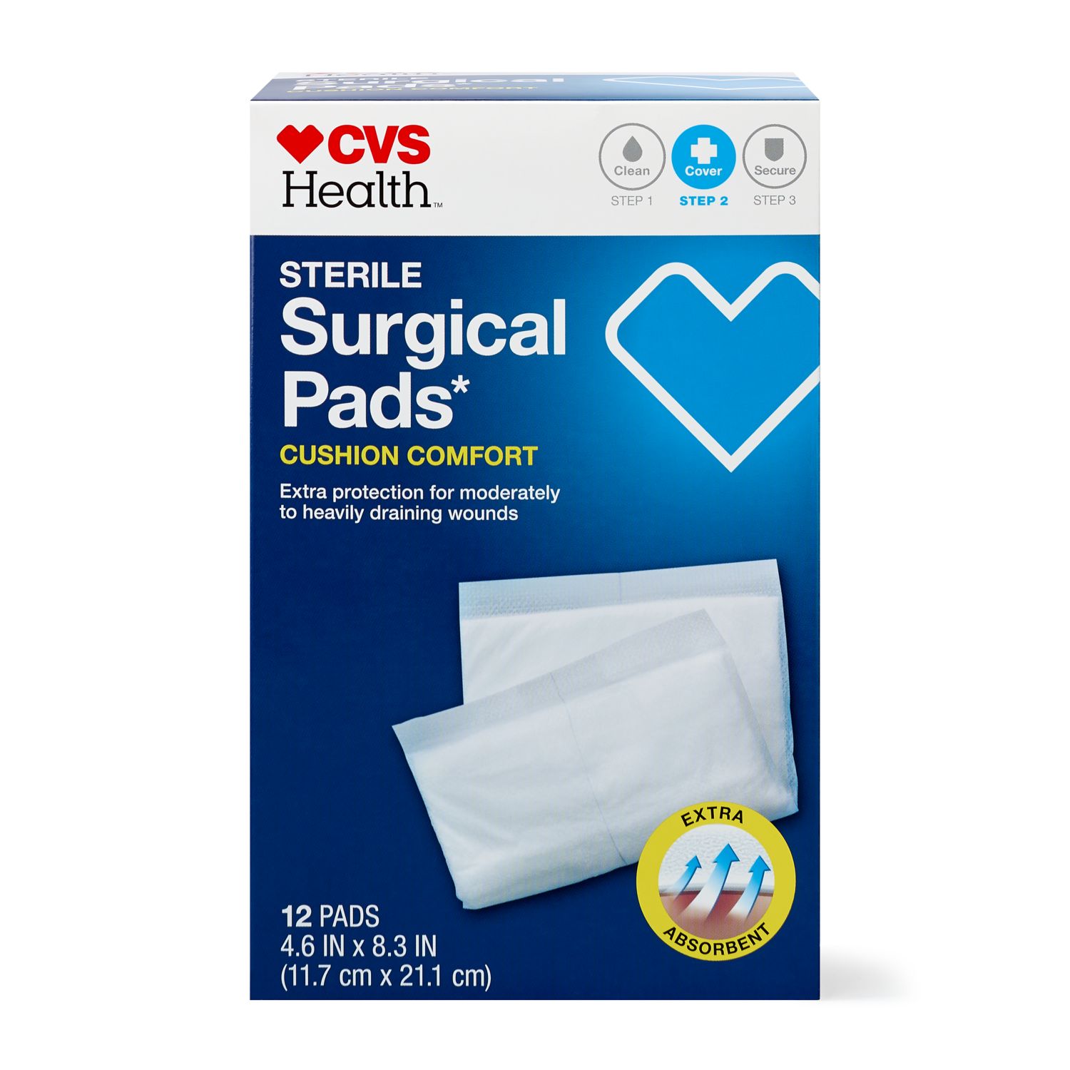 CVS Health Sterile Latex-Free Surgical Pads