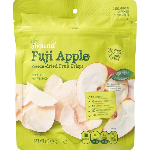 Gold Emblem Abound Fuji Apple Crisps, 1 oz