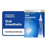 CVS Health Oral Anesthetic, Benzocaine 20% Maximum Strength Pain Relieving Gel, thumbnail image 2 of 12