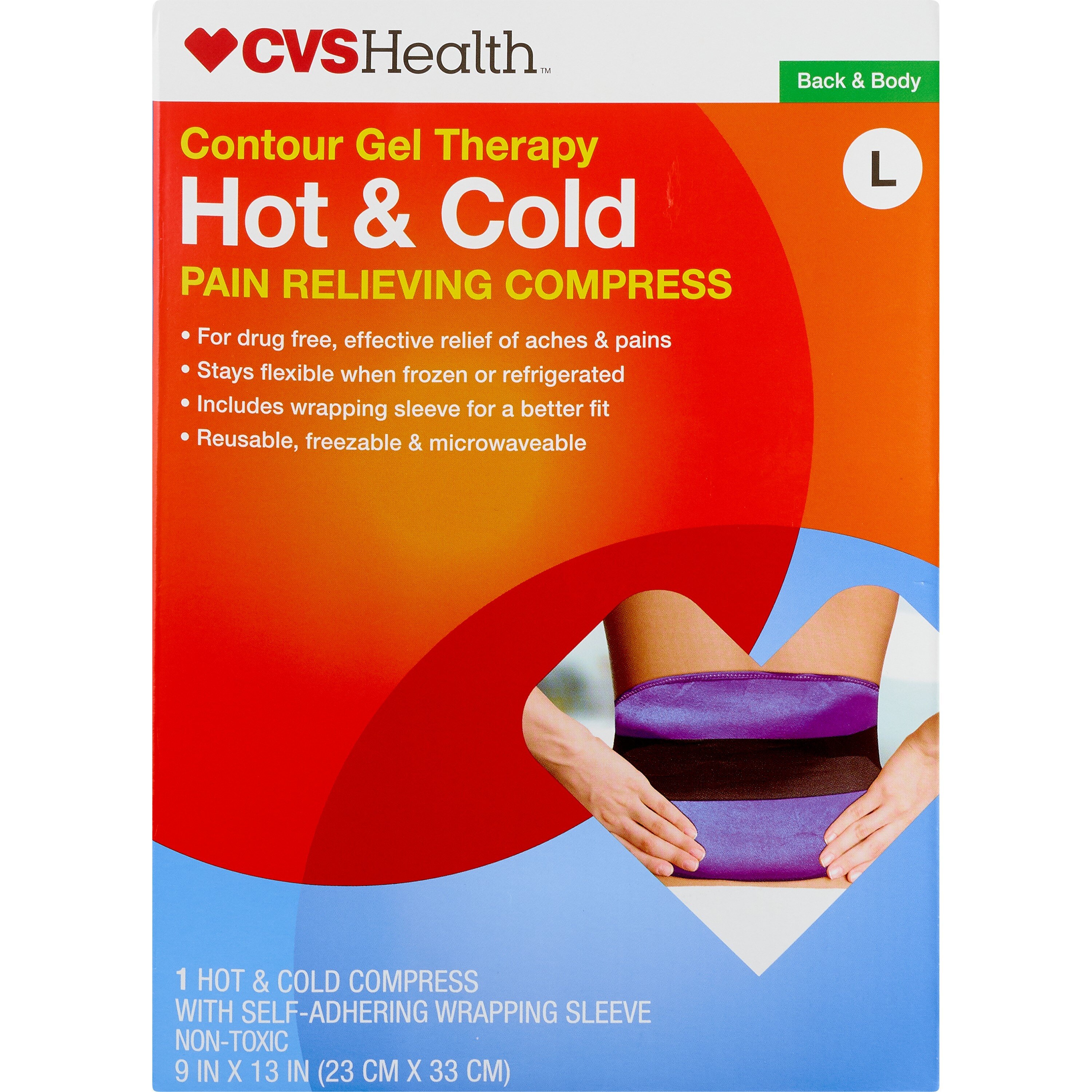 CVS Health Contour Gel Therapy Hot & Cold Pain Relieving Compress