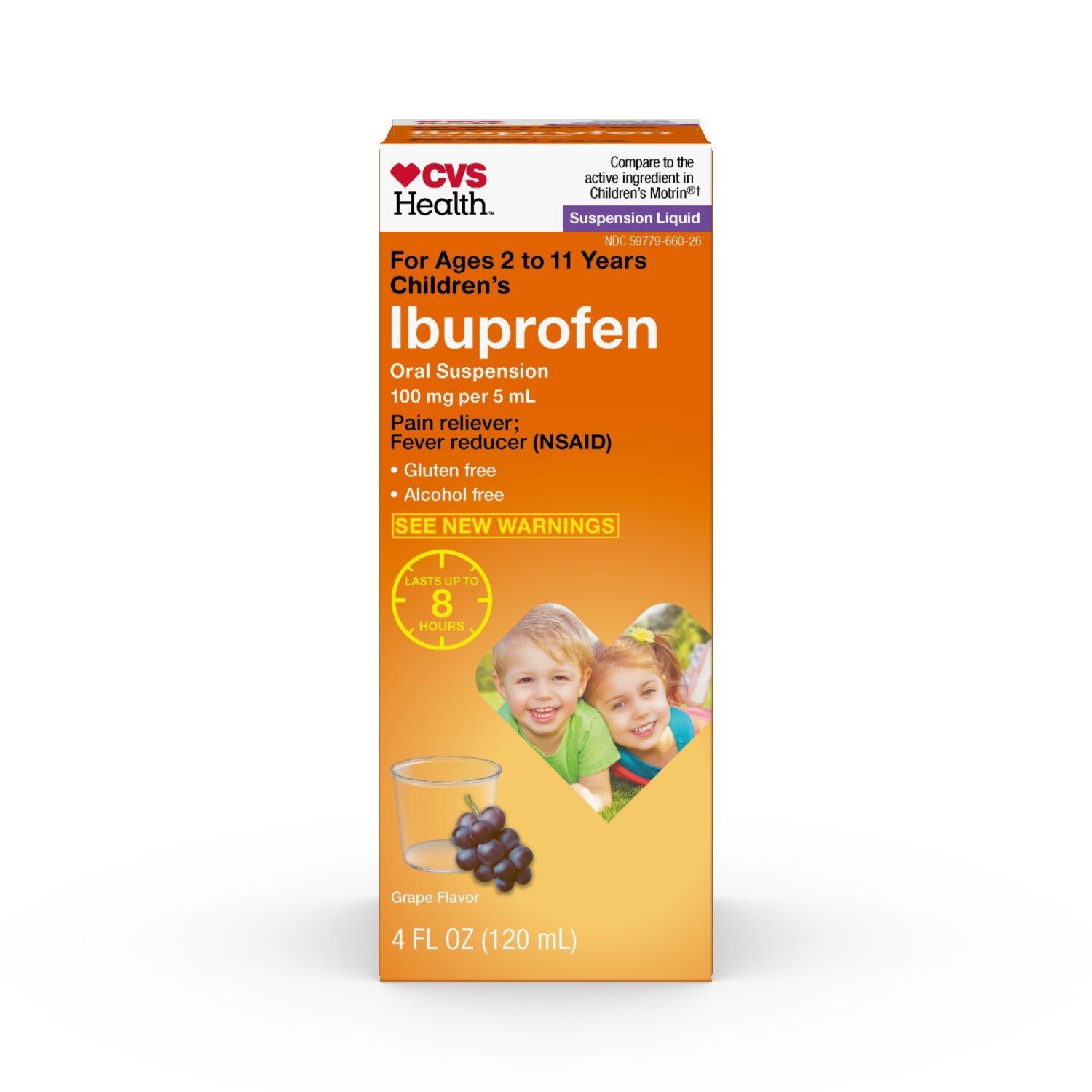 CVS Health Children's Ibuprofen Pain Reliever & Fever Reducer (NSAID) Oral Suspension