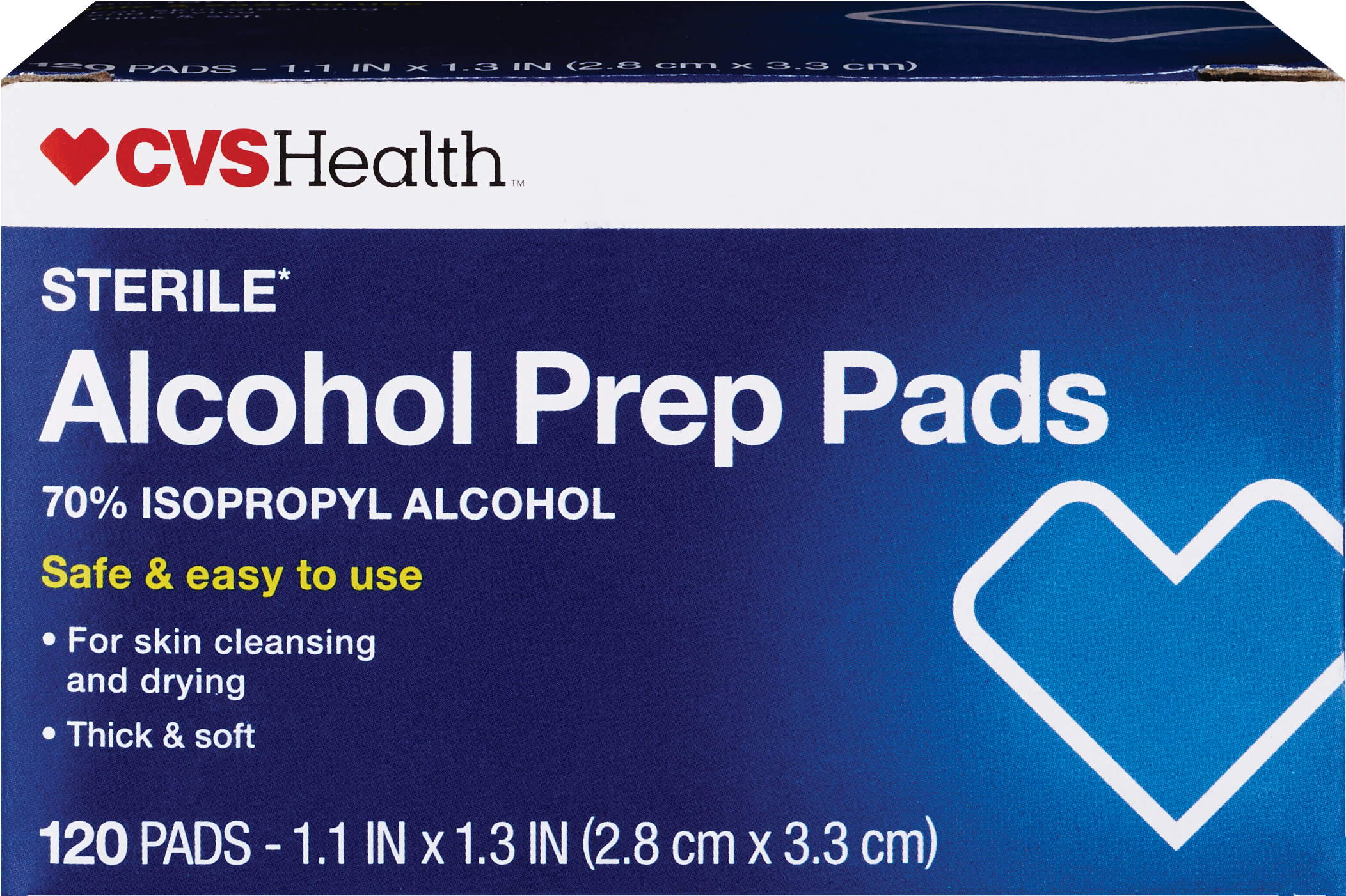 CVS Health 70% Isopropyl Alcohol Prep Pads