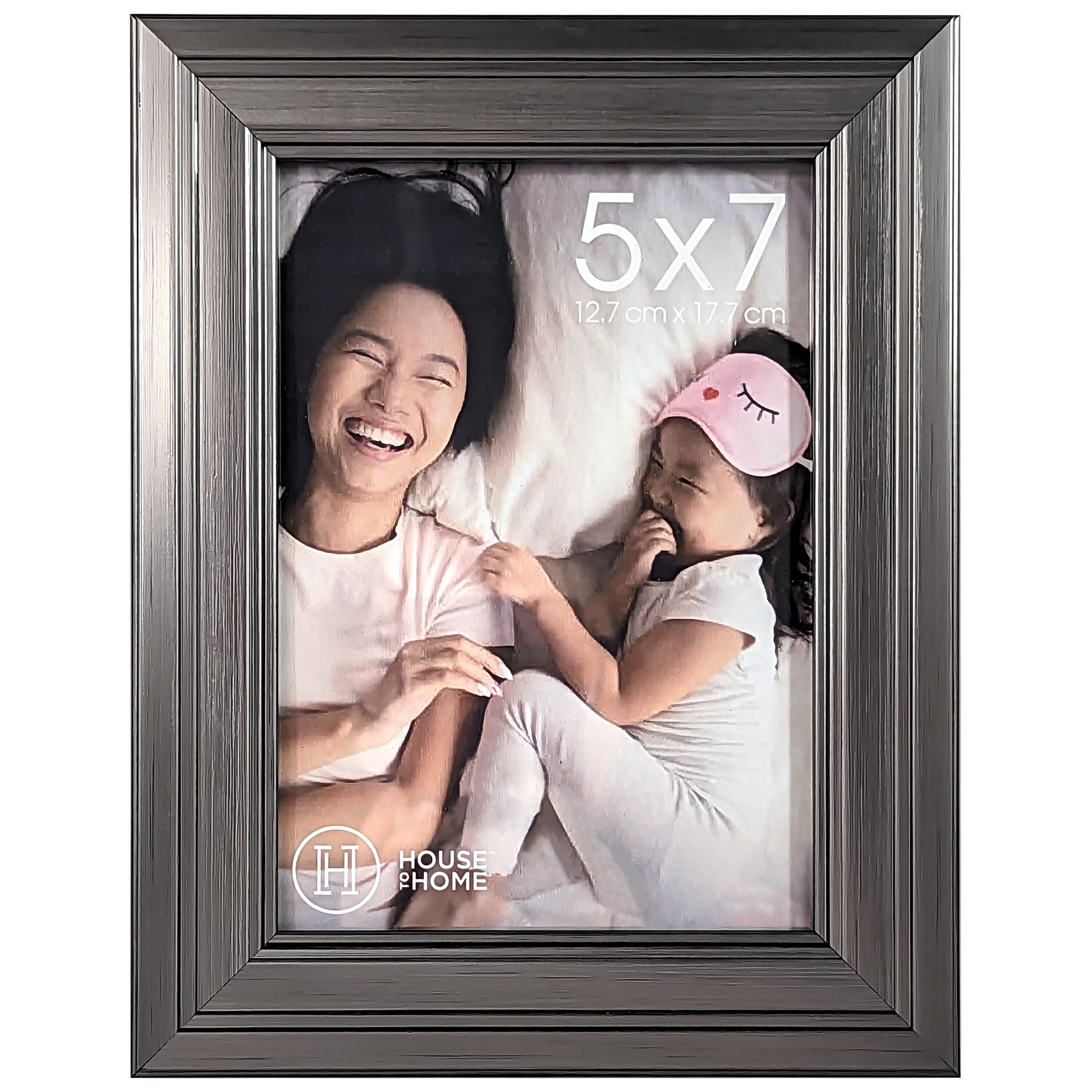 House to Home Wide Silver Picture Frame, 5x7