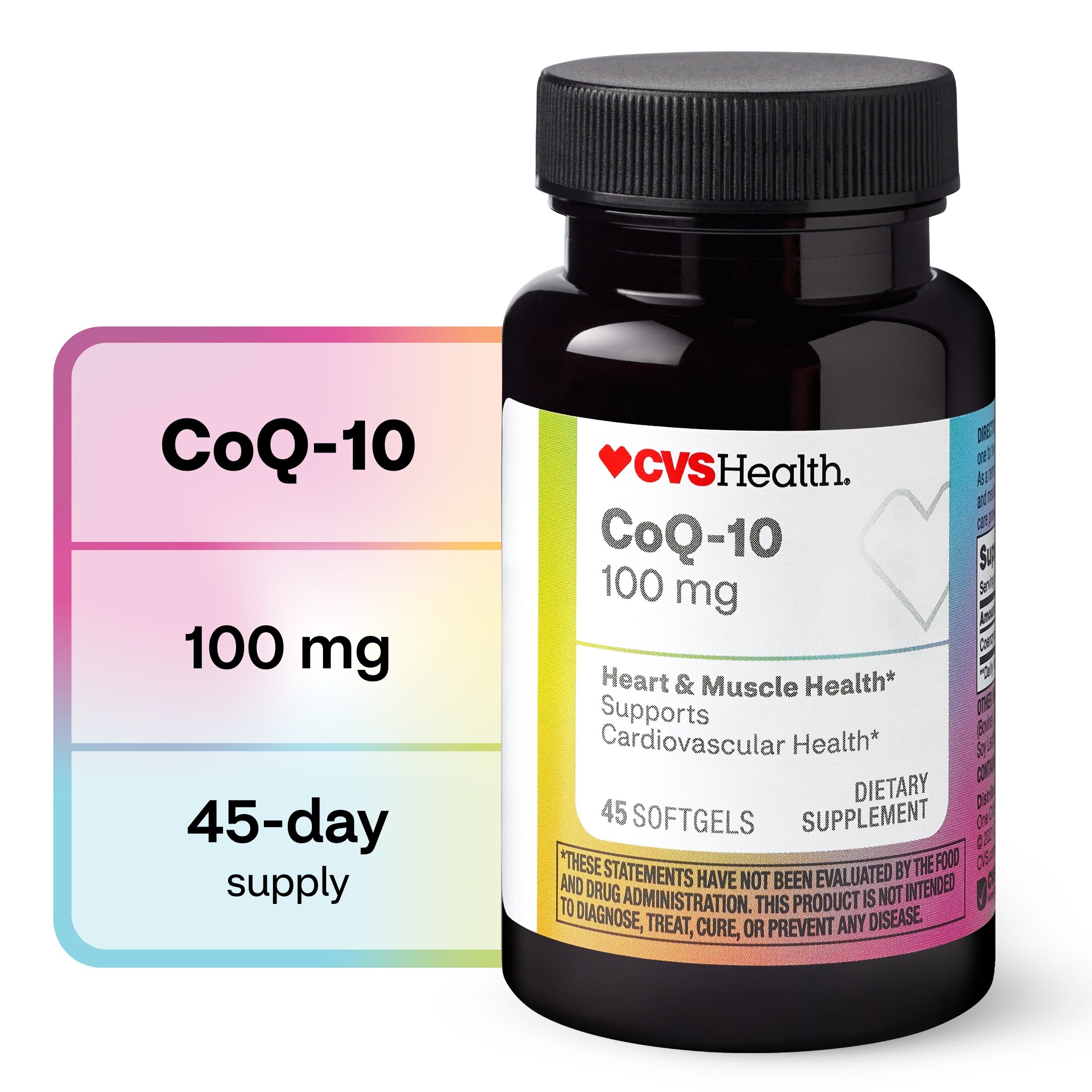 CVS Health 100 MG CoQ-10 Softgels