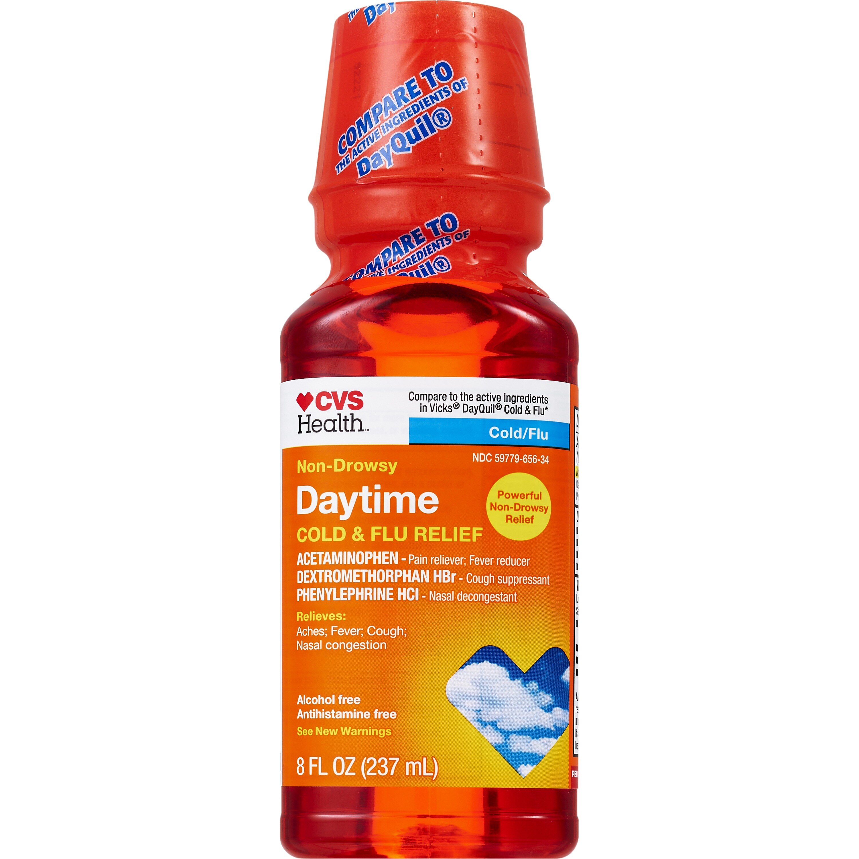 CVS Health Non Drowsy Daytime Cold & Flu Relief