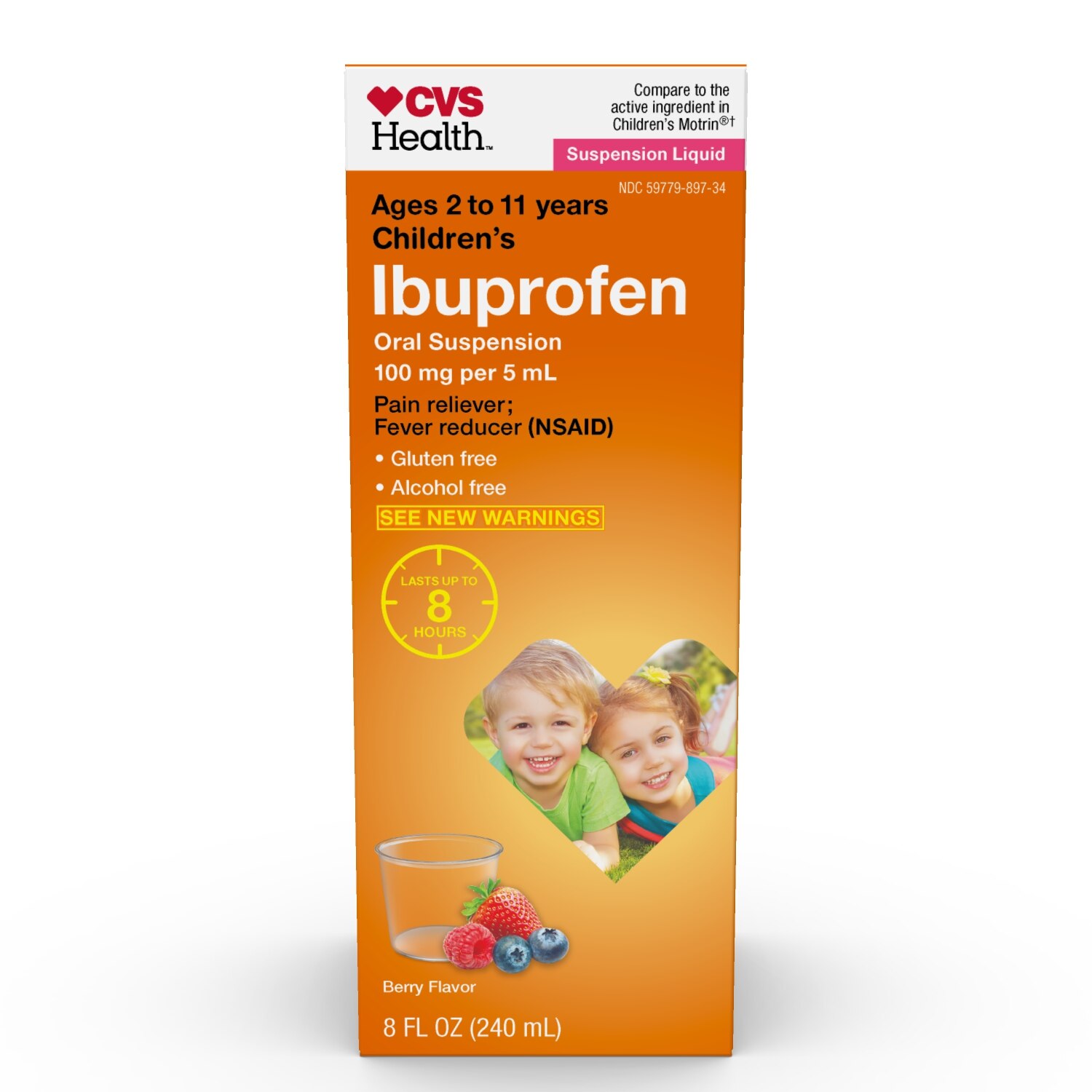 CVS Health Children's Ibuprofen Pain Reliever & Fever Reducer (NSAID) Oral Suspension