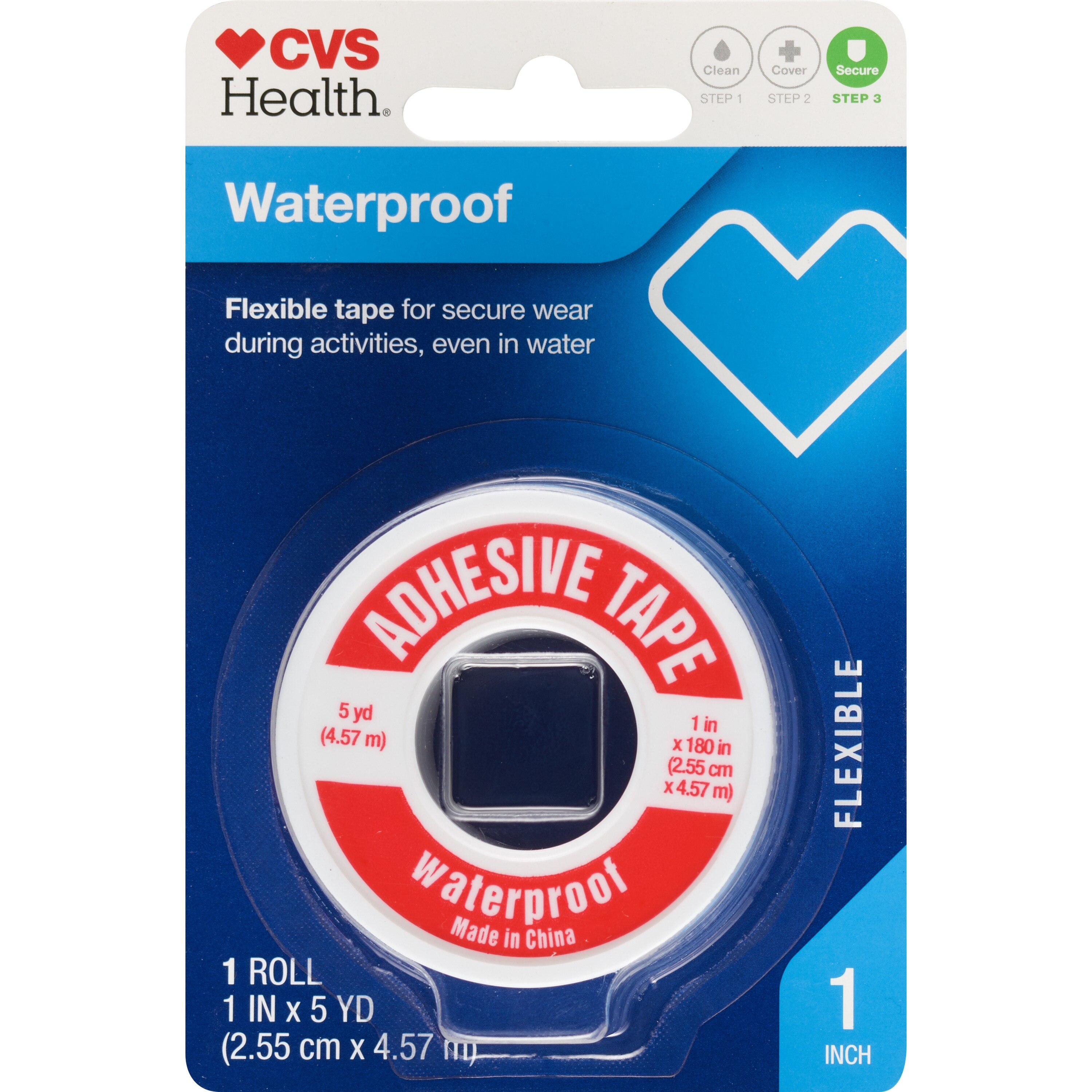 CVS Health Easy Tear Waterproof Adhesive Tape