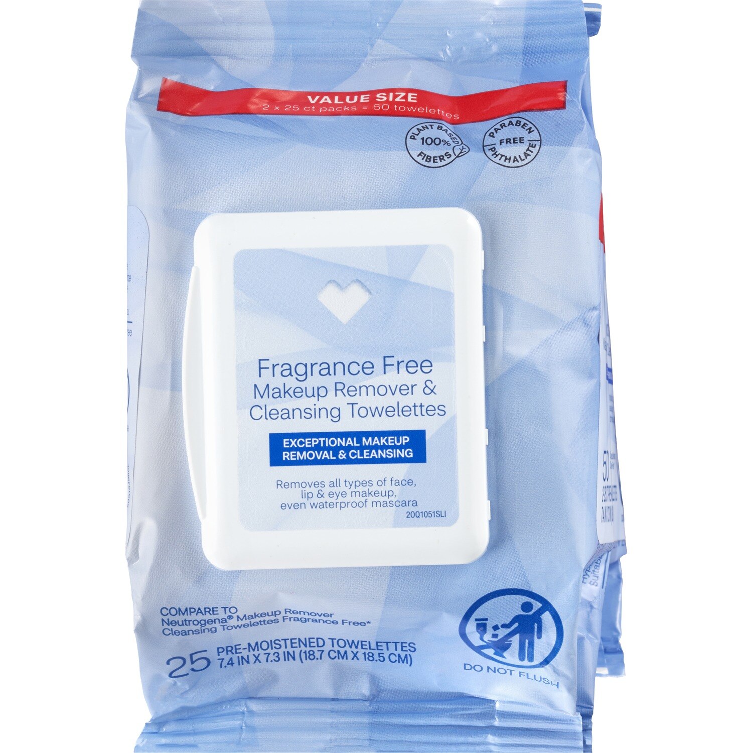 CVS Beauty Fragrance-Free Makeup Remover Towelettes